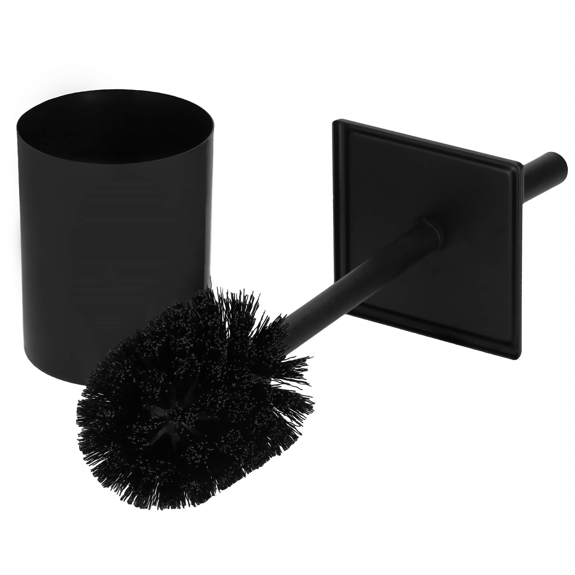 Tualeto šepetys springos tb0022, metalinis, juodas