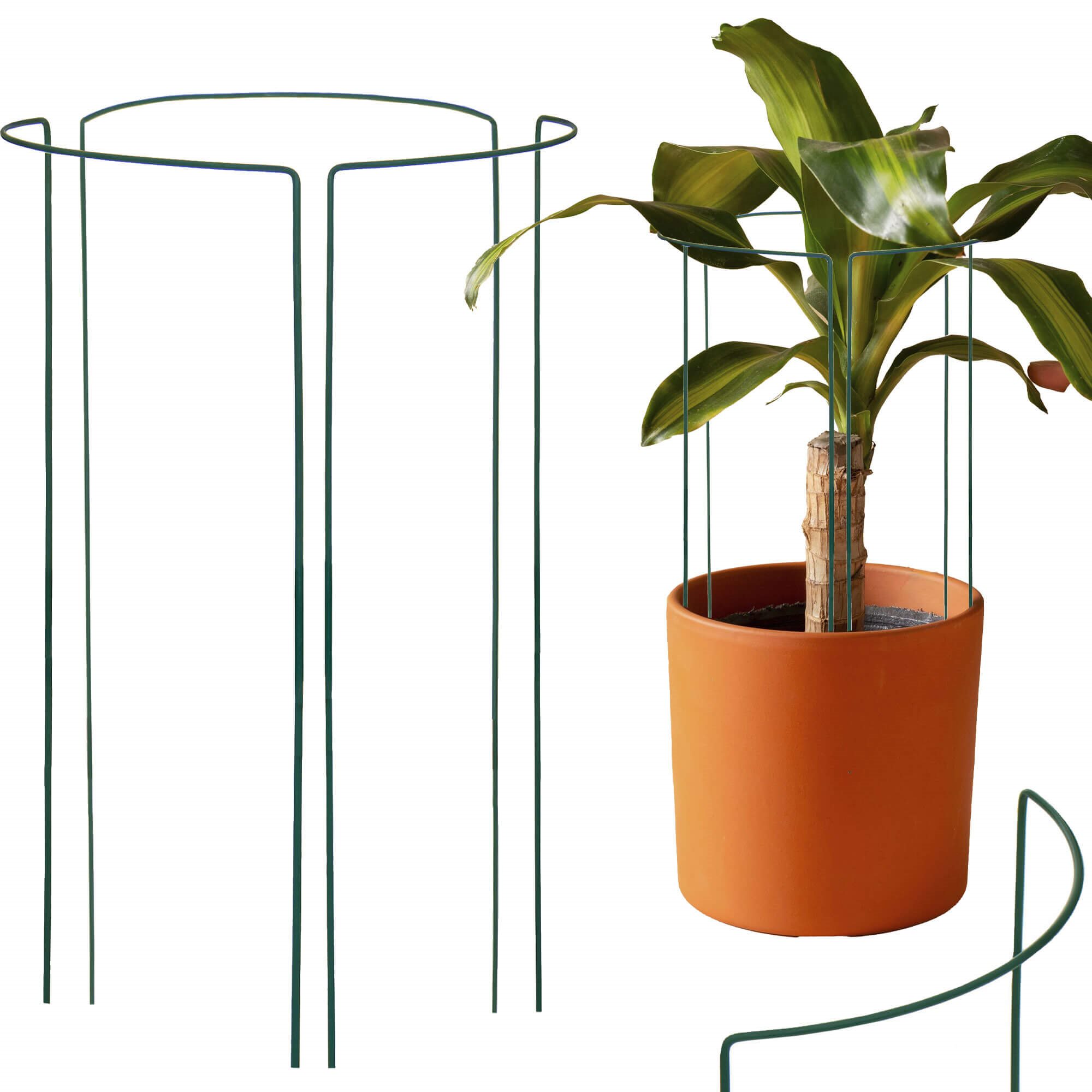 Metalinė gėlių atrama springos 100 cm, 3 dalių