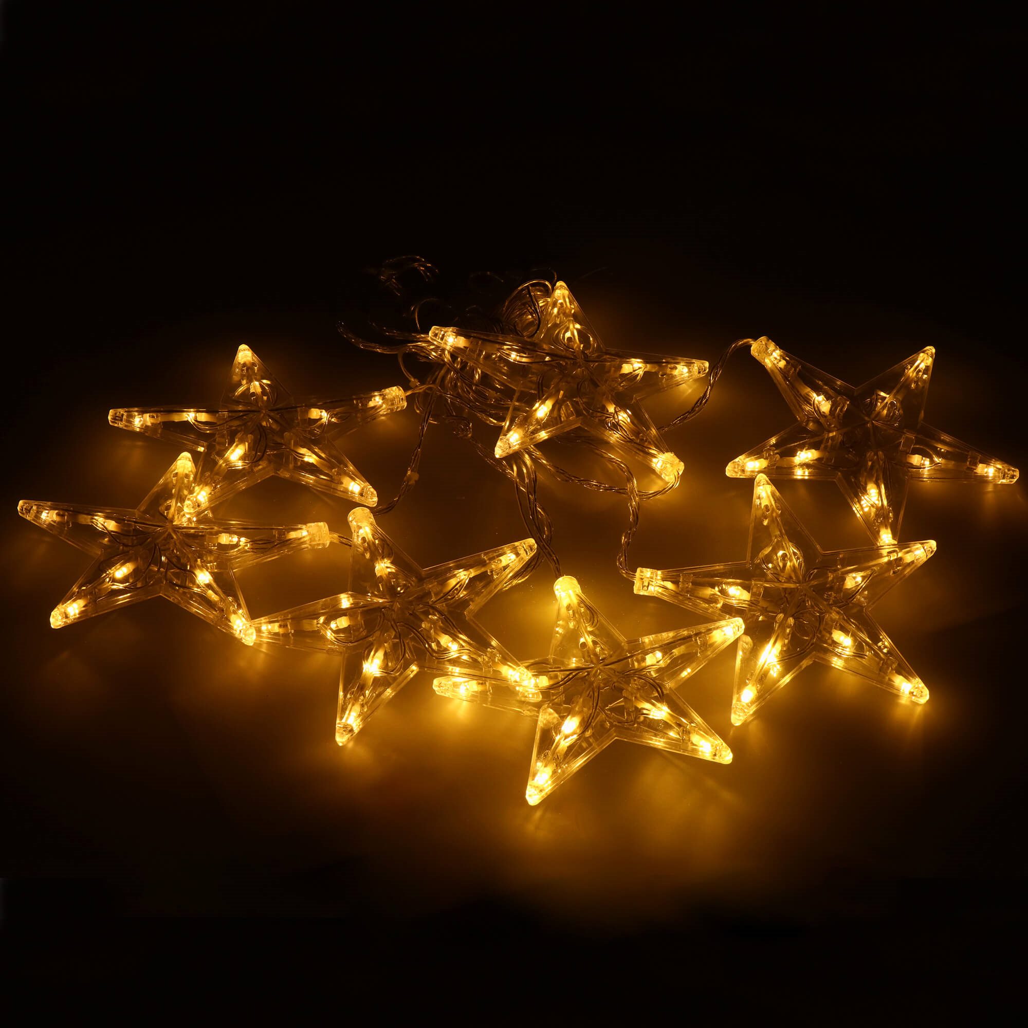 Šviesos užuolaida springos 70 led šilta balta 1
