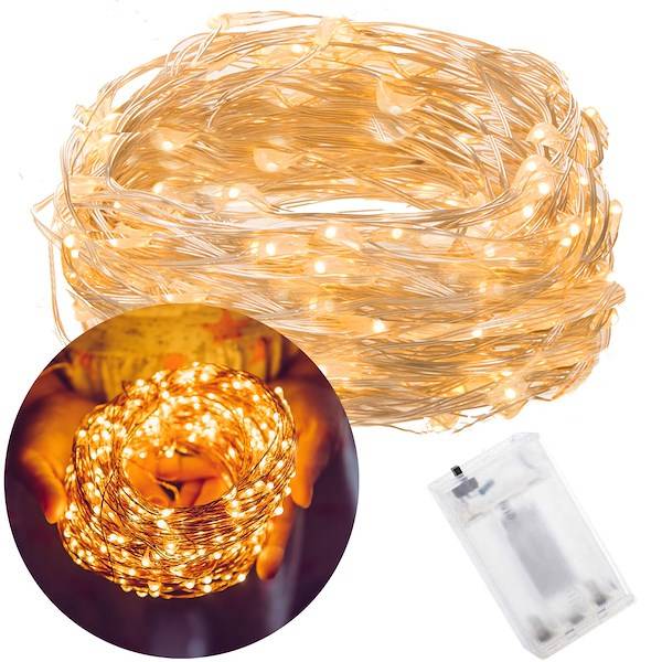 Kalėdinės girliandos springos cl0014, 50 led, 4,9 m
