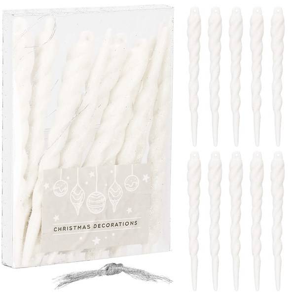 Eglutės žaisliukai springos 12 cm, 10 vnt