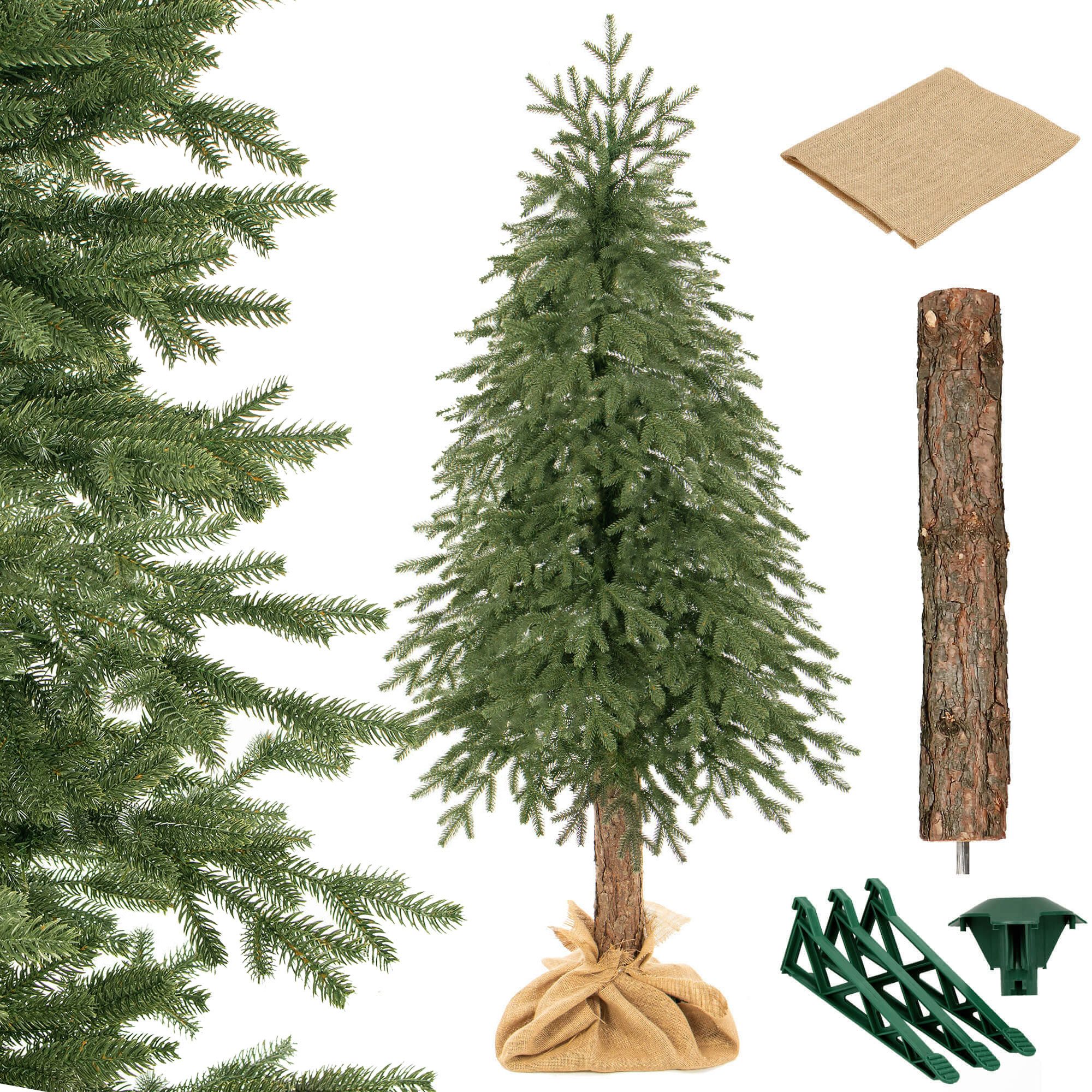 Dirbtinė eglutė ant kamieno springos lux 220 cm 3