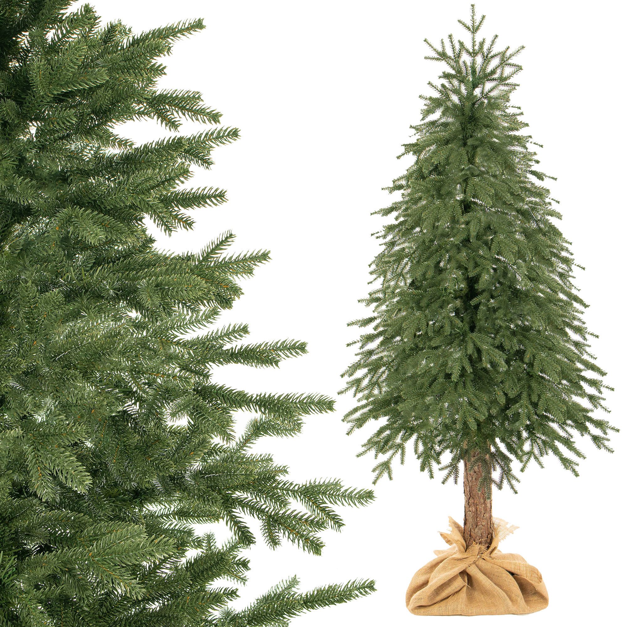 Dirbtinė eglutė ant kamieno springos lux 220 cm 2