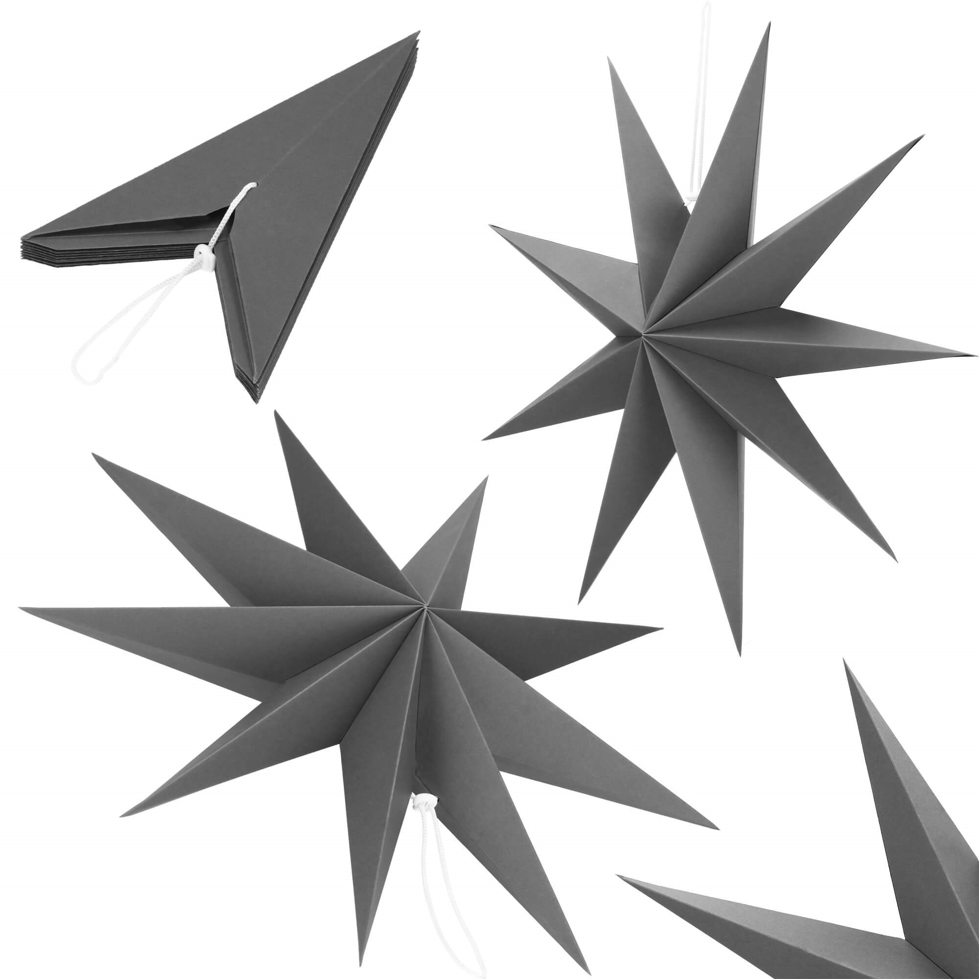 Dekoratyvinė popierinė žvaigždė springos, 60 cm 2