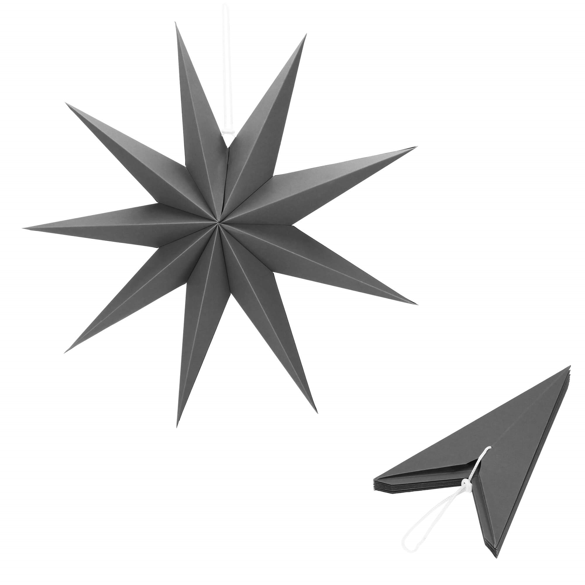 Dekoratyvinė popierinė žvaigždė springos, 60 cm 3
