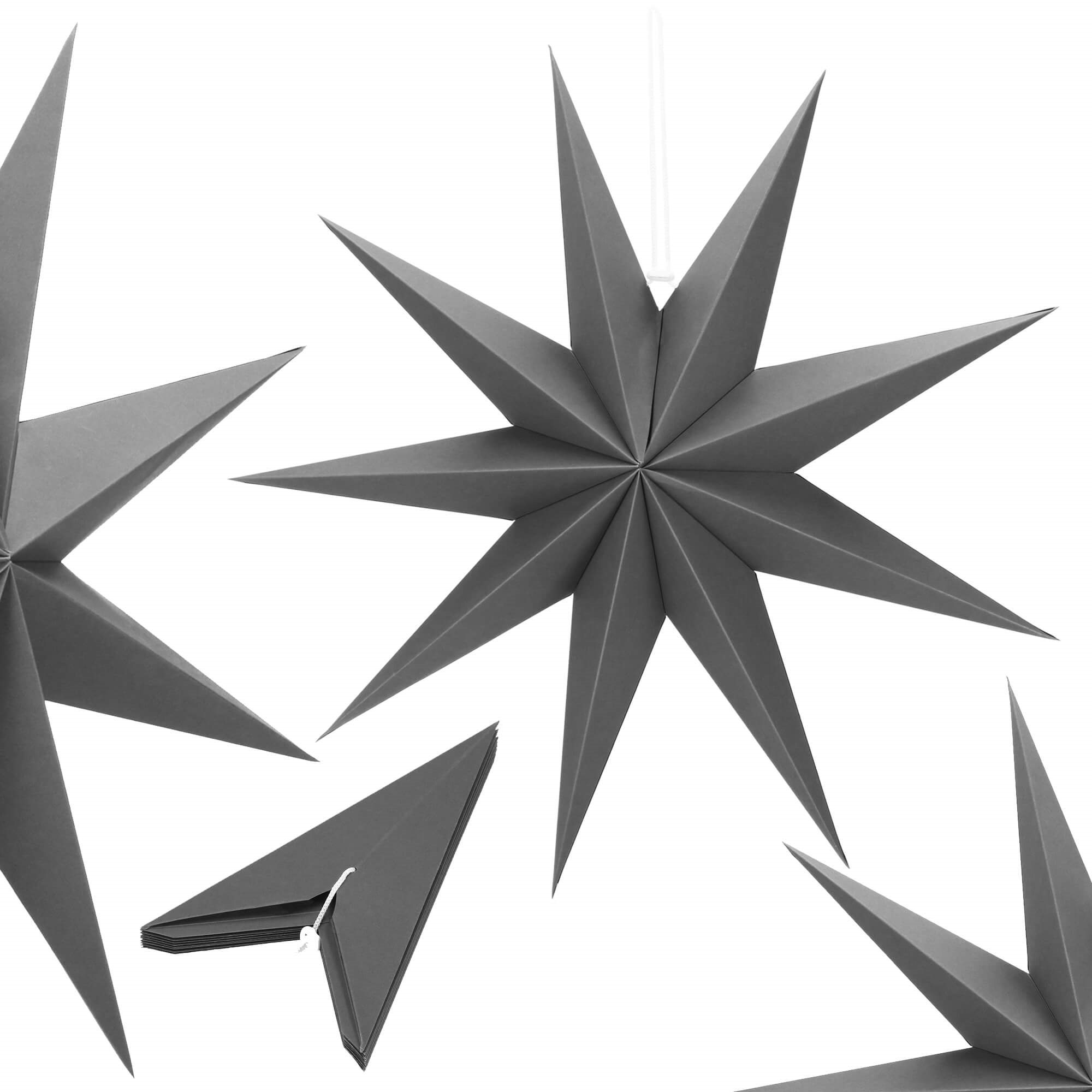 Dekoratyvinė popierinė žvaigždė springos, 60 cm 1