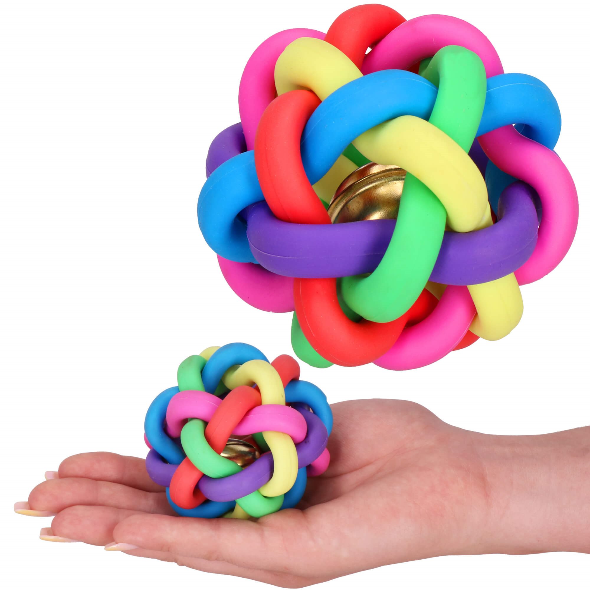 Katės žaislas su varpeliu springos 7 cm
