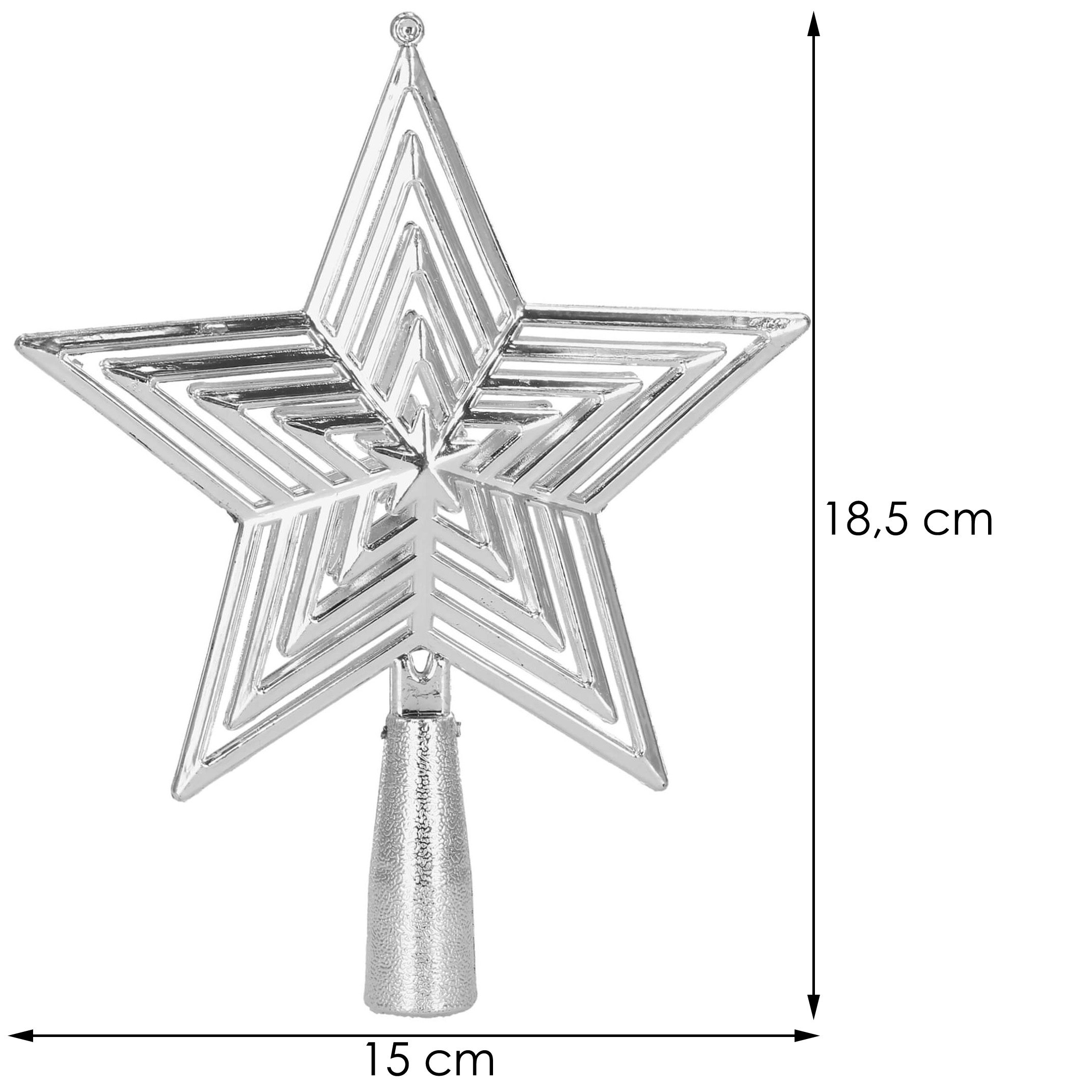 Kalėdinė puošmena springos žvaigždė 18,5 cm