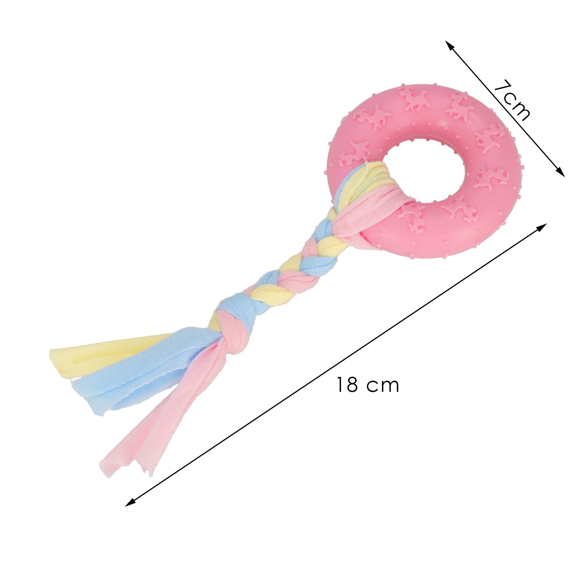 Šuns žaislas springos pa1065, rožinis, 21 cm