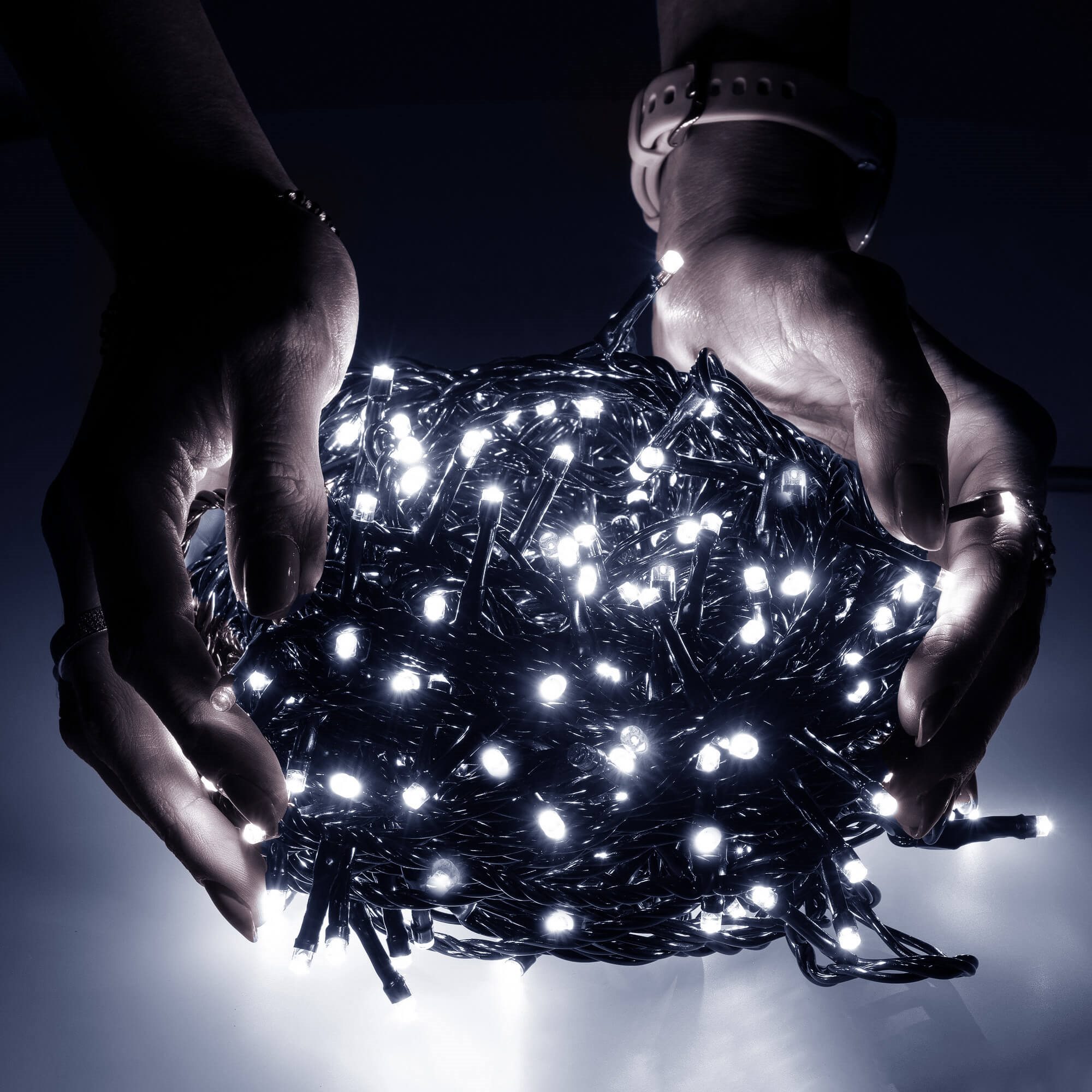 Kalėdinės girliandos springos 300 led 3