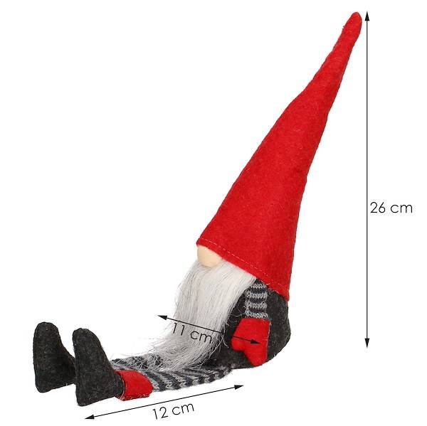 Kalėdinė puošmena elfas springos 38 cm 1
