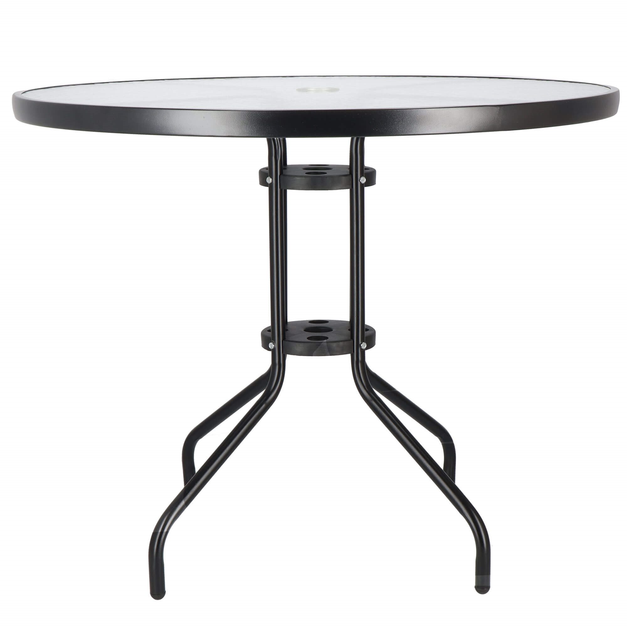 Sodo stalas Springos 90 cm juodas 2