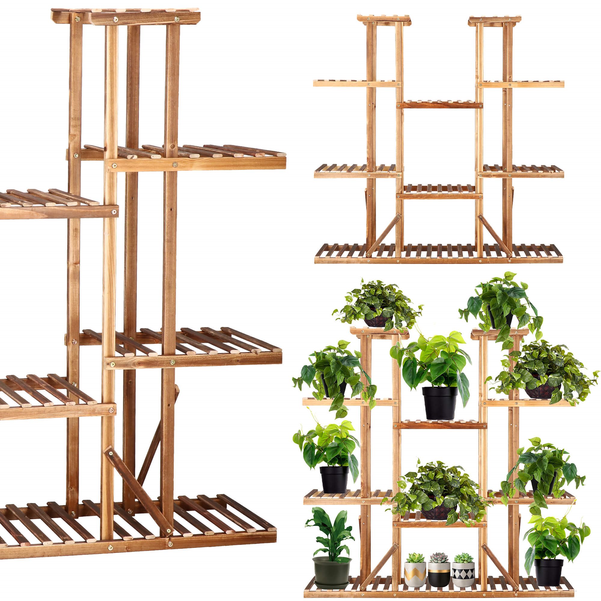 Gėlių stovas springos 119 cm su 9 lentynomis 2