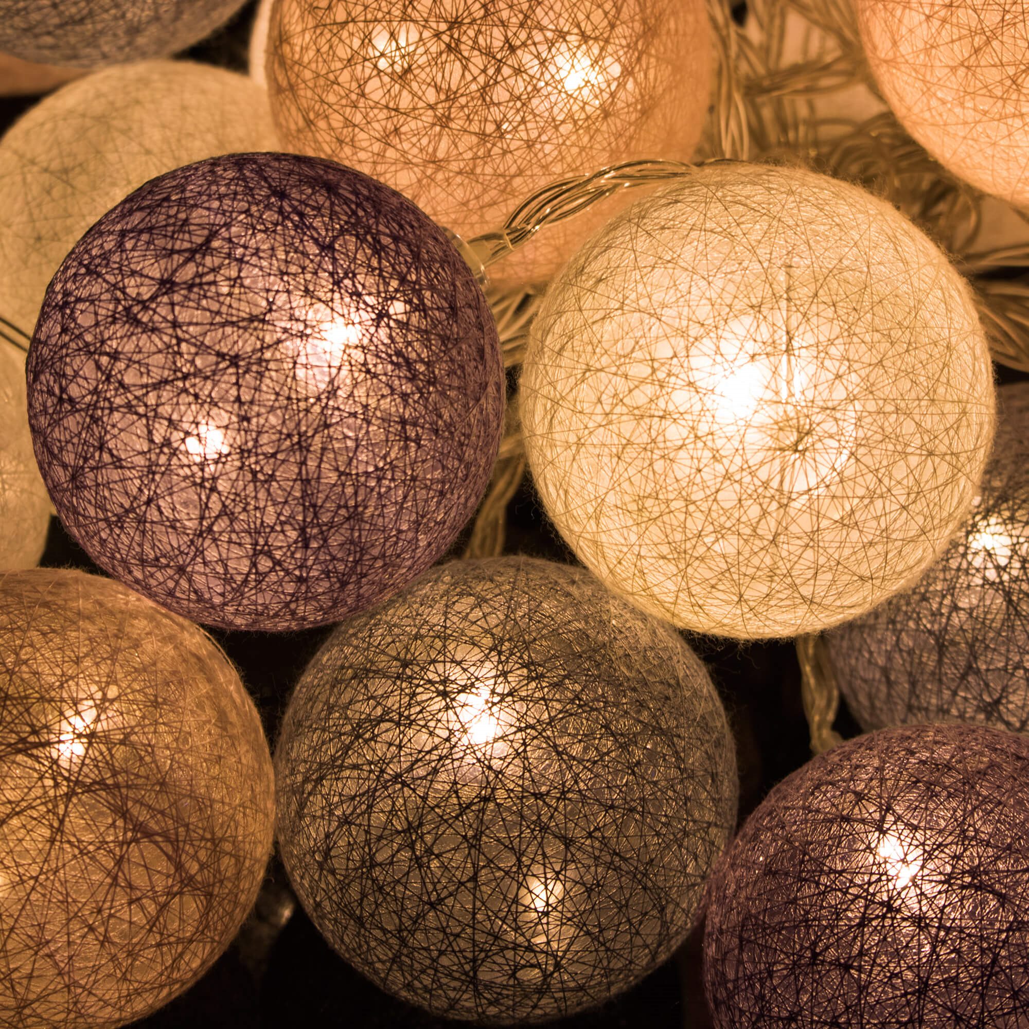 Dekoratyvinė girlianda 20 led šilta balta 4,1 m