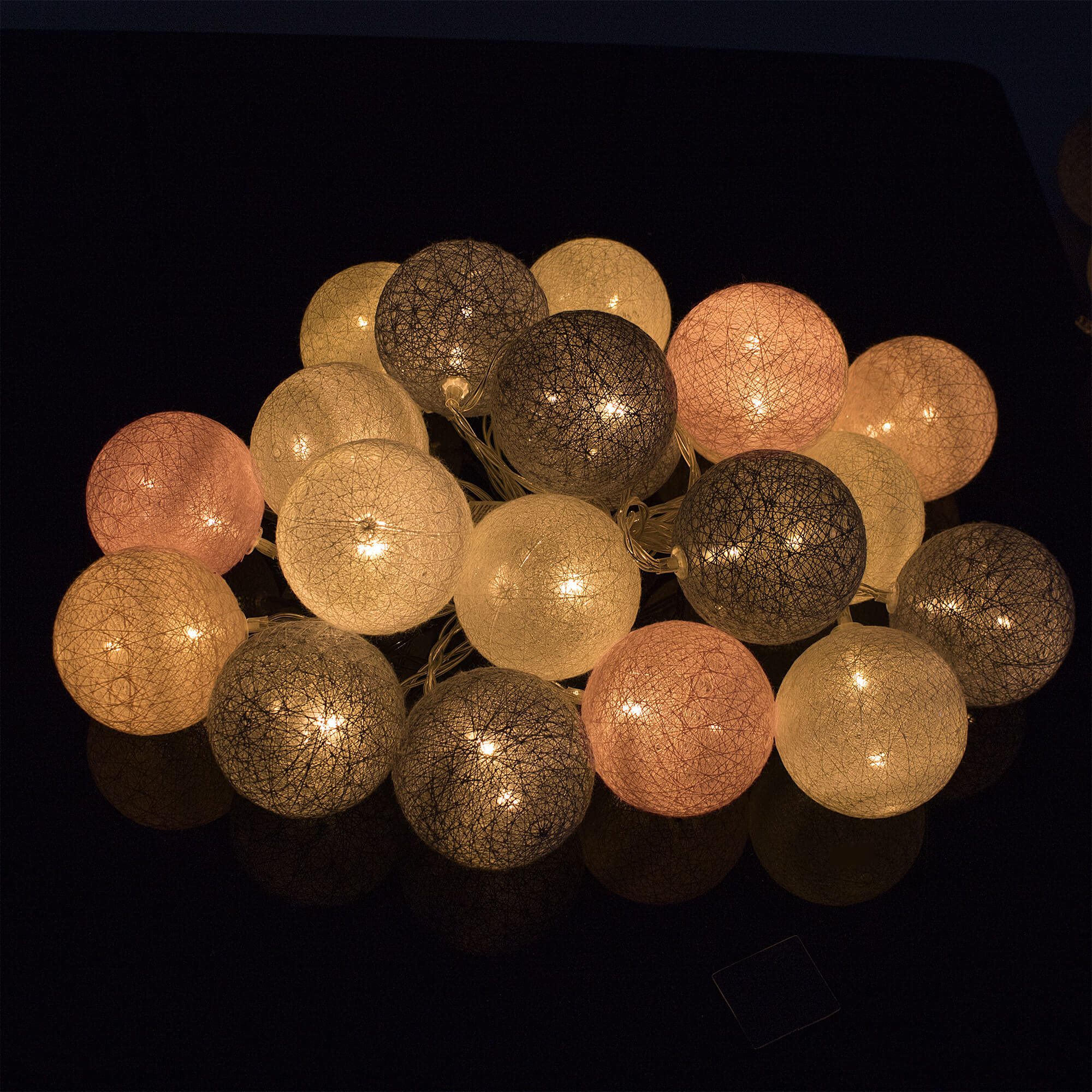 Dekoratyvinė girlianda 20 led šilta balta 4,1 m