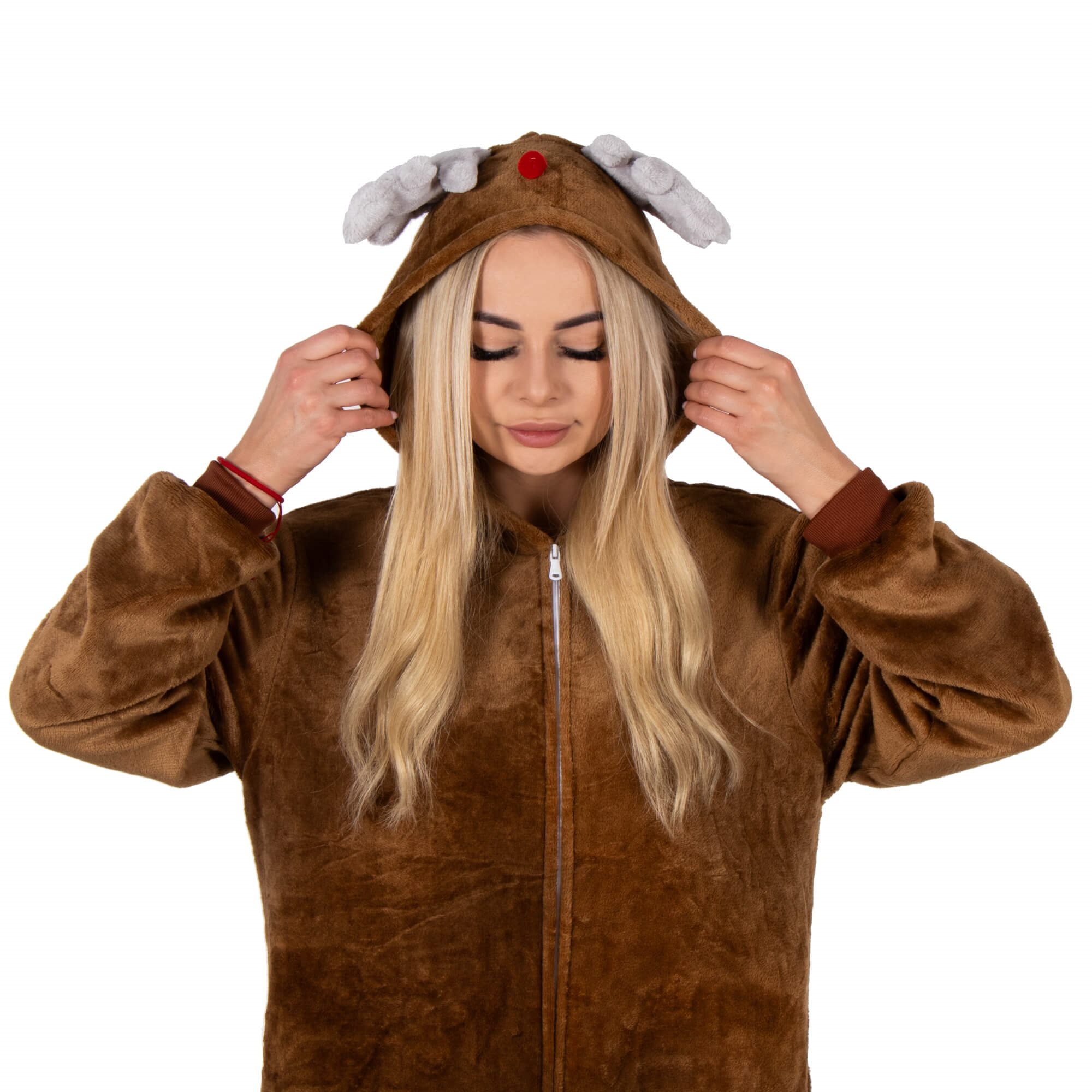 Kigurumi pižama su elnio raštu springos, dydis s