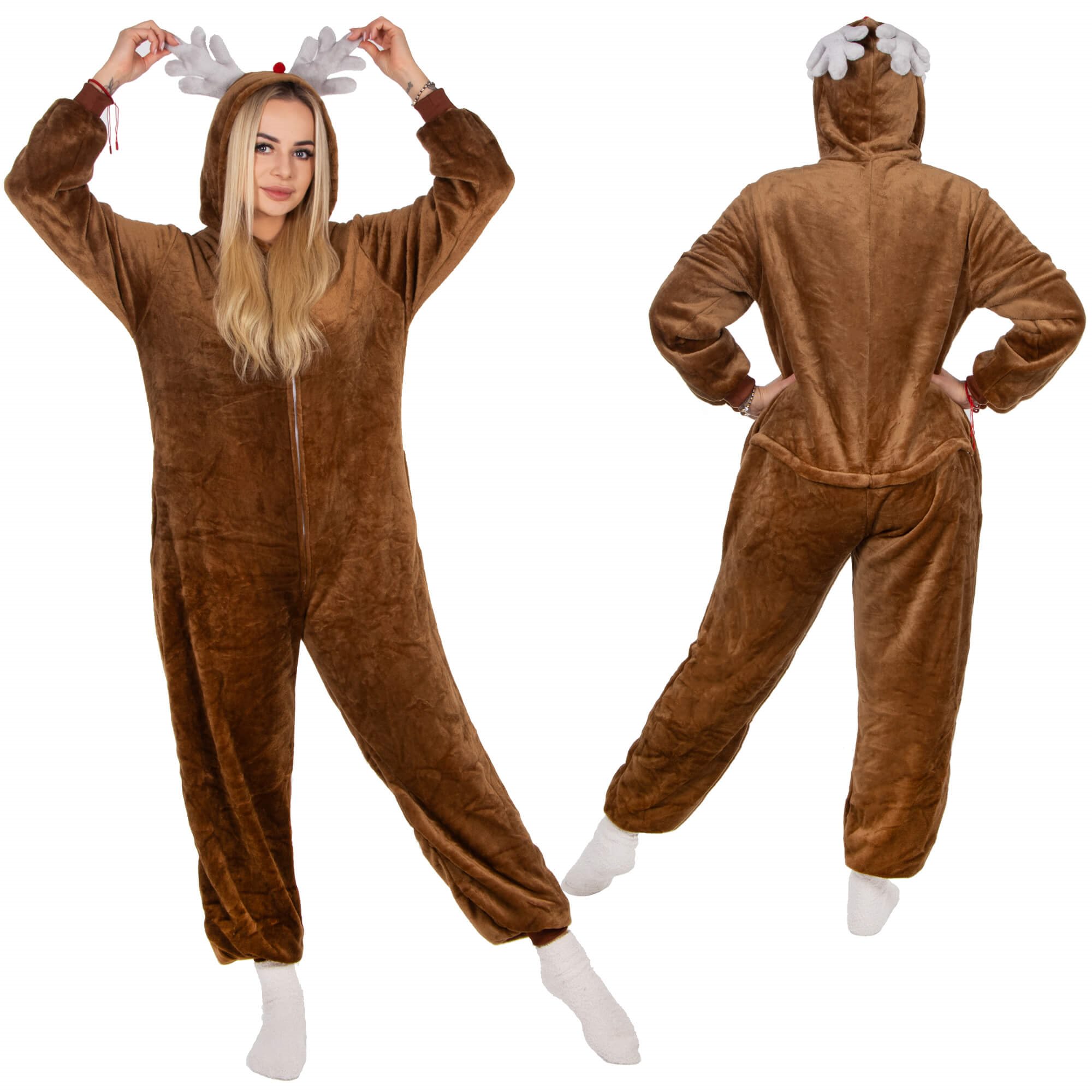 Kigurumi pižama su elnio raštu springos, dydis s