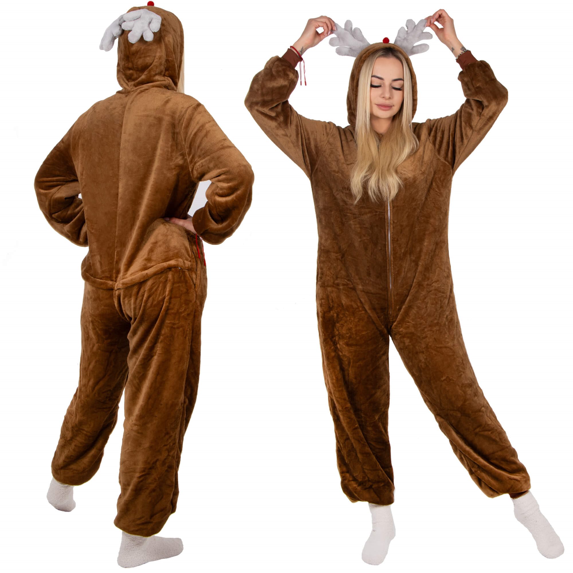 Kigurumi pižama su elnio raštu springos, dydis s 3