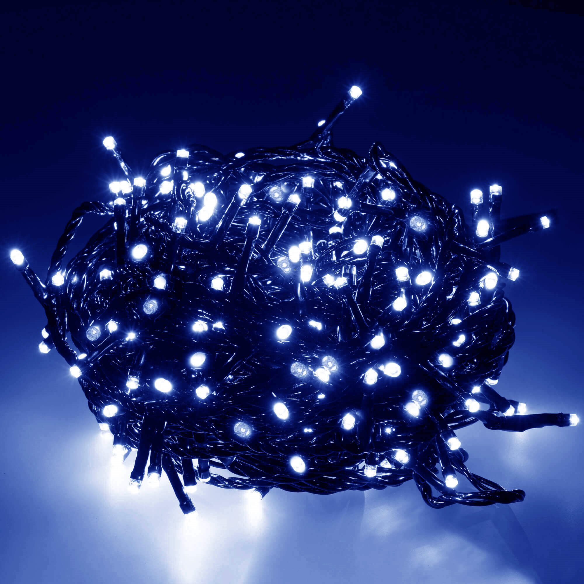 Kalėdinės lemputės springos 200 led, 12,5 m