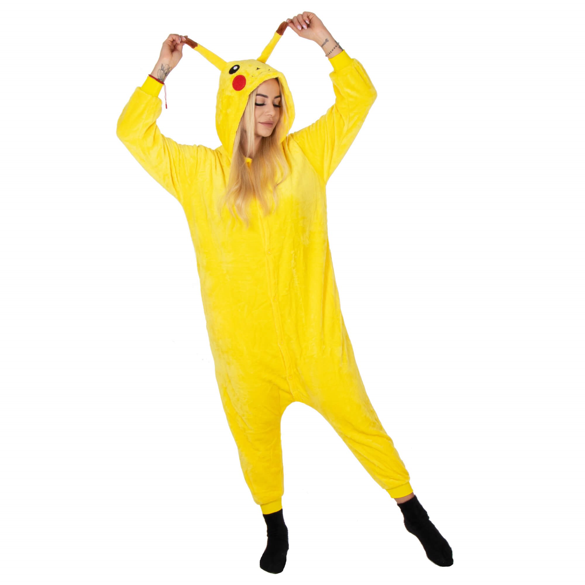 Kigurumi pižama, dydis s, pikachu dizainas