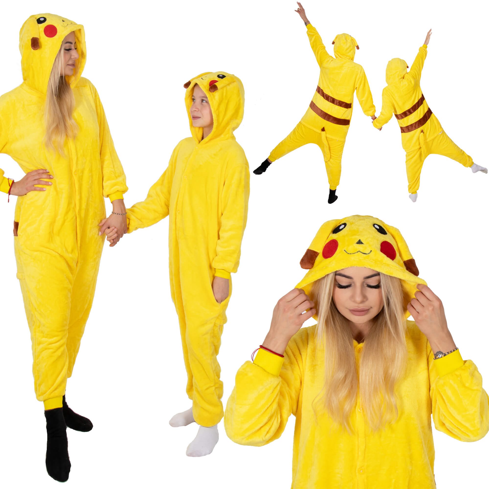 Kigurumi pižama, dydis s, pikachu dizainas 1