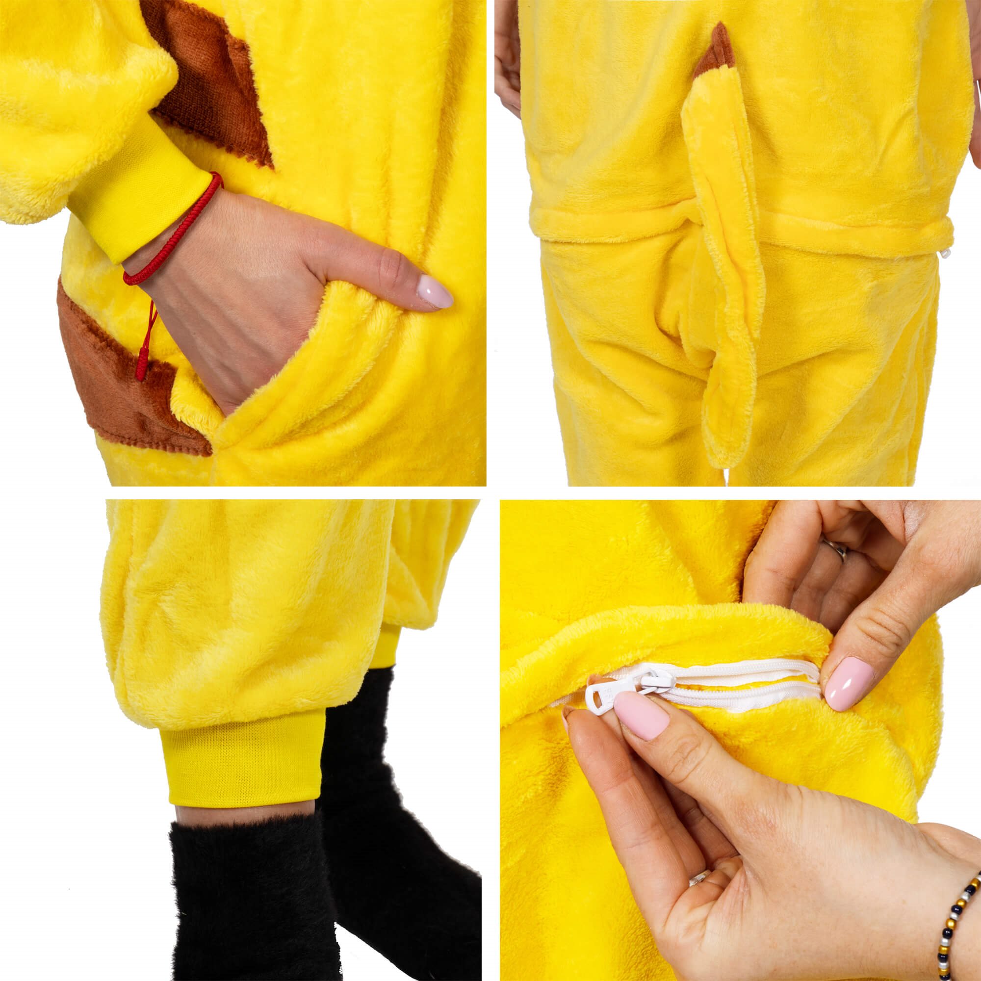 Kigurumi pižama, dydis s, pikachu dizainas