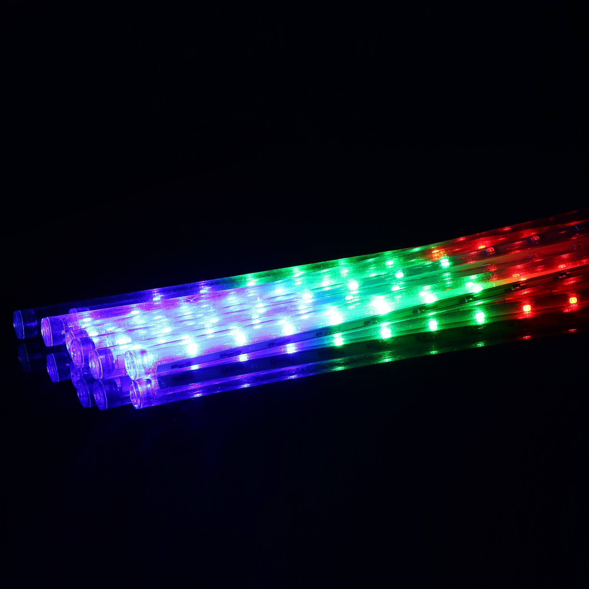 Šviesos girlianda su varvekliais, krintančio sniego efektas, 144 led, 3 m