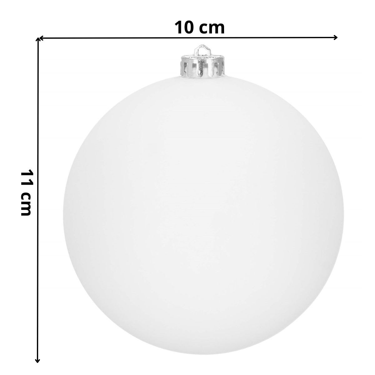 Kalėdiniai kamuoliukai Springos CA1189 10 cm 6 vnt. 2