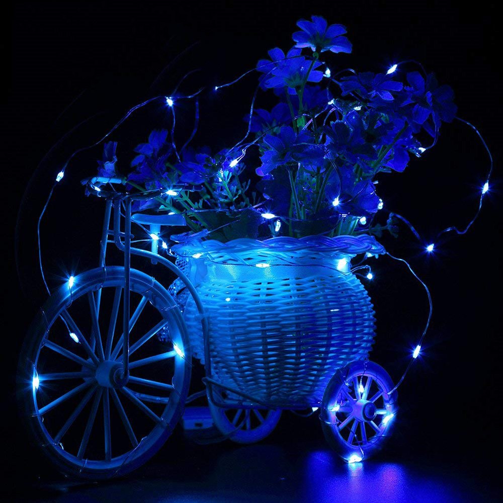 Mikrolemputės su 100 led diodų, mėlyna, 9,9 m 3