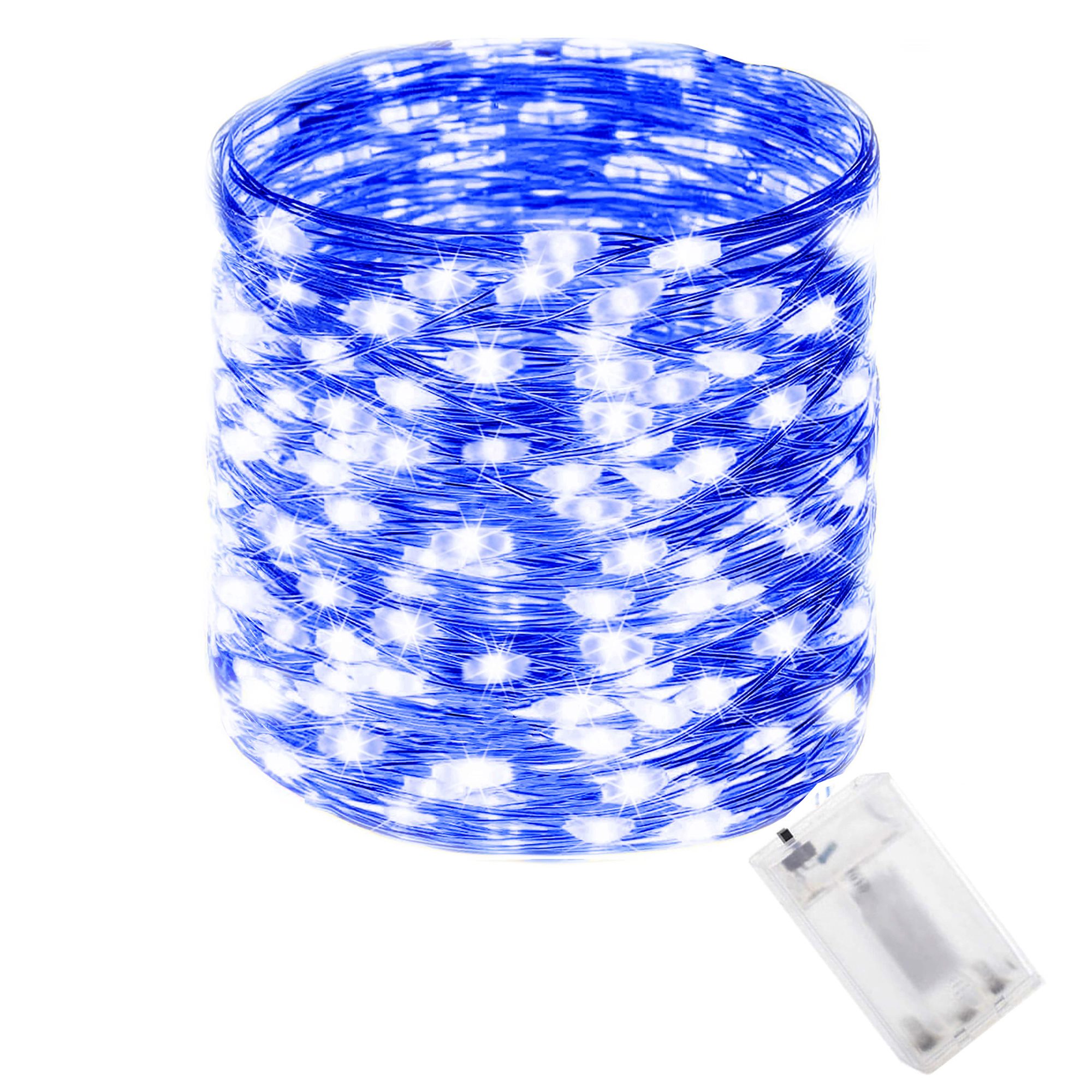 Mikrolemputės su 100 led diodų, mėlyna, 9,9 m