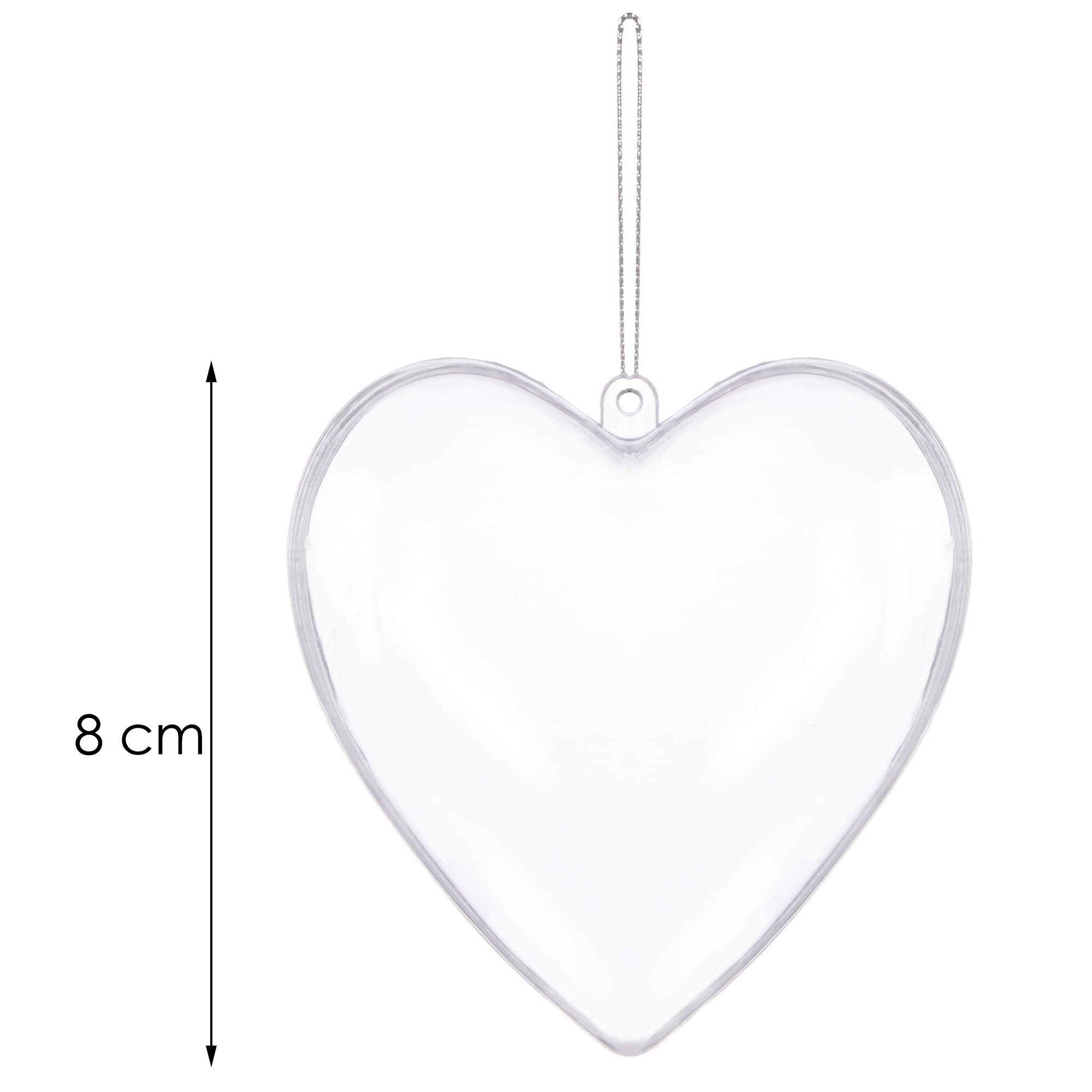 Kalėdinis akrilo burbulas springos 8 cm