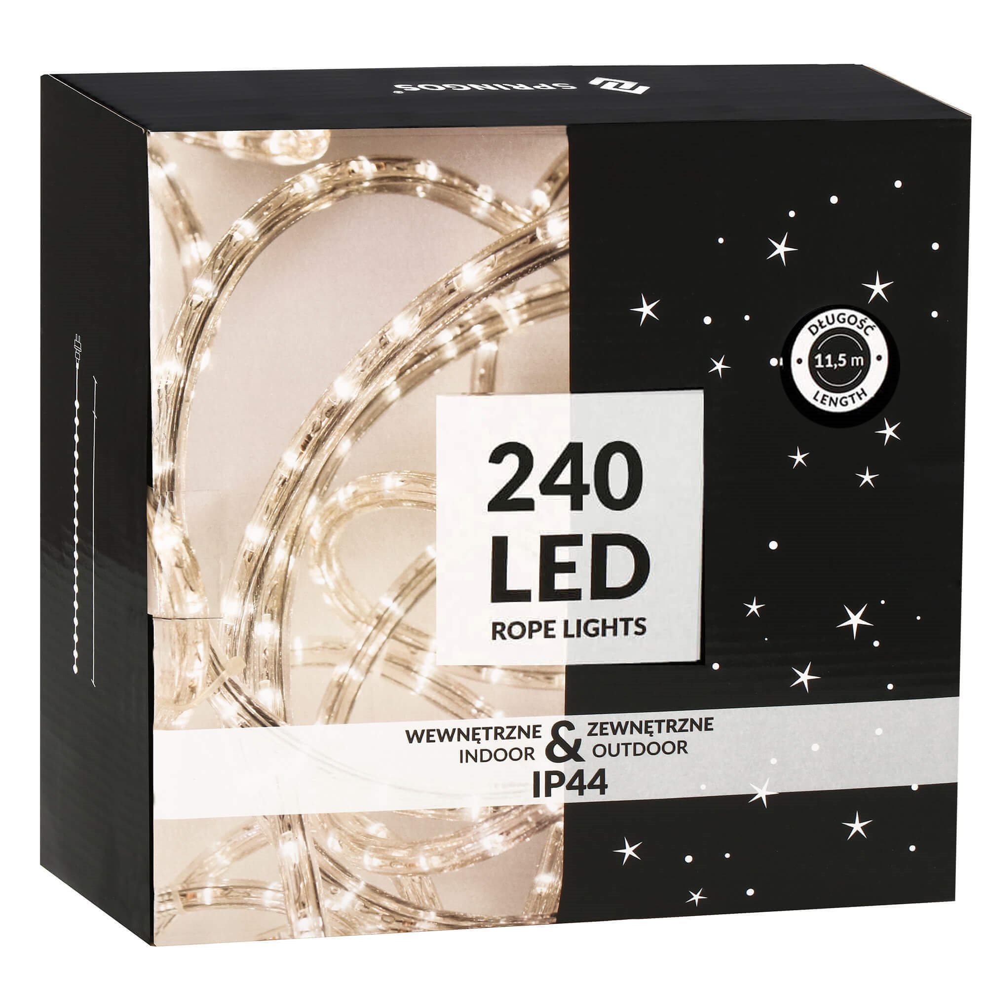 Kalėdinės lemputės springos 240 led, 11,5 m, ip44