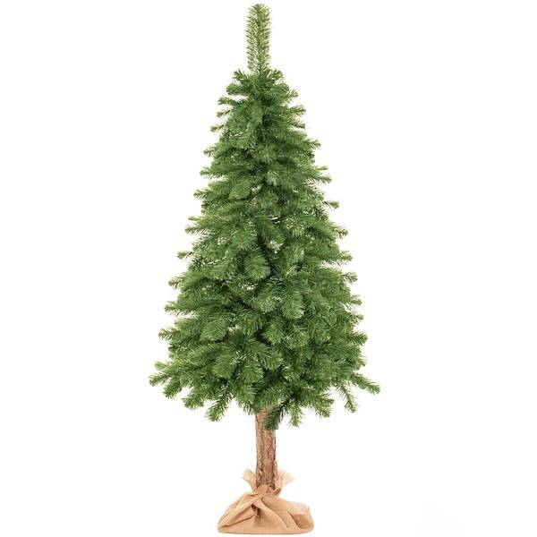 Dirbtinė kalėdų eglutė springos ct0114, 180 cm, pušis ant kamieno