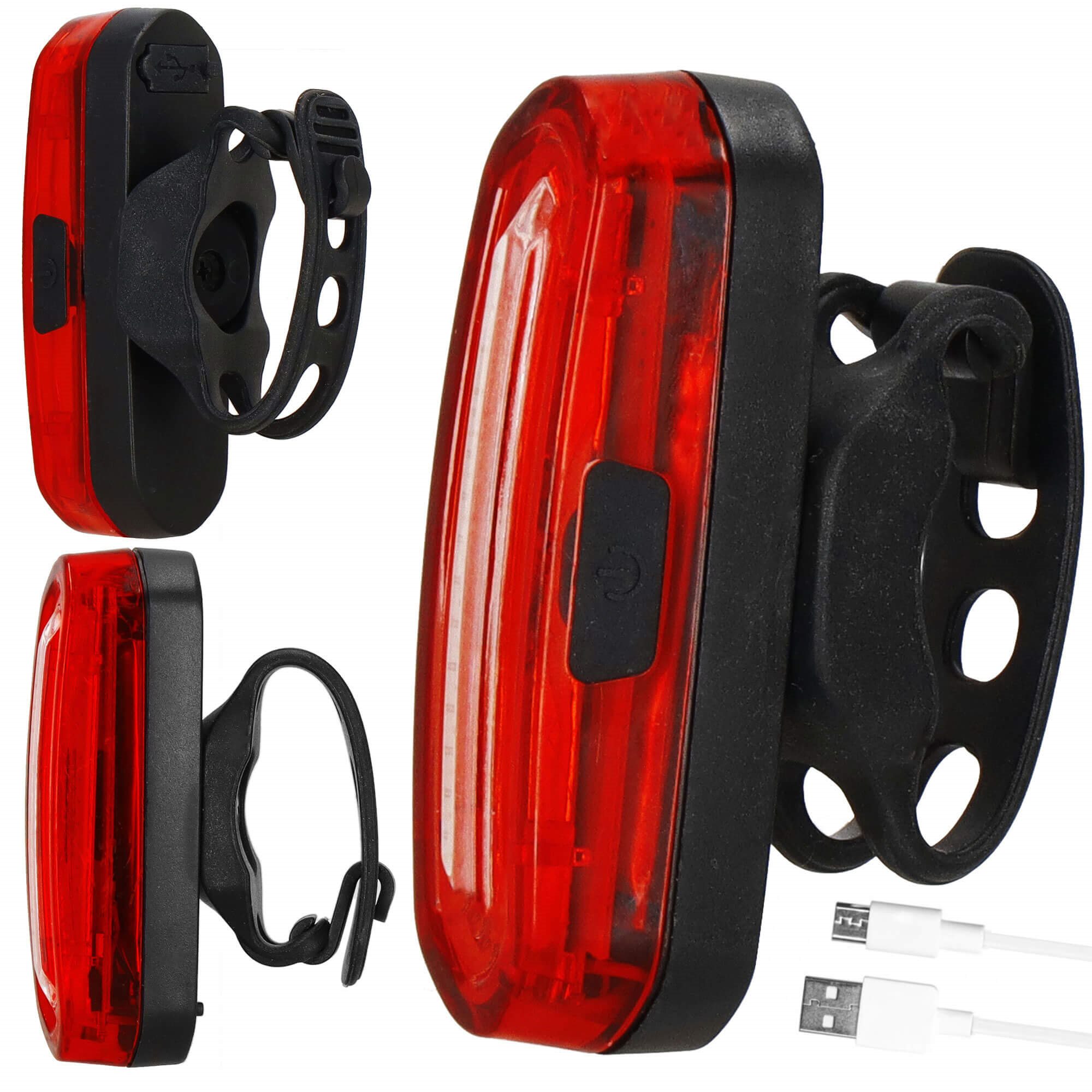 Galinė dviračio lempa Springos BA0057 USB