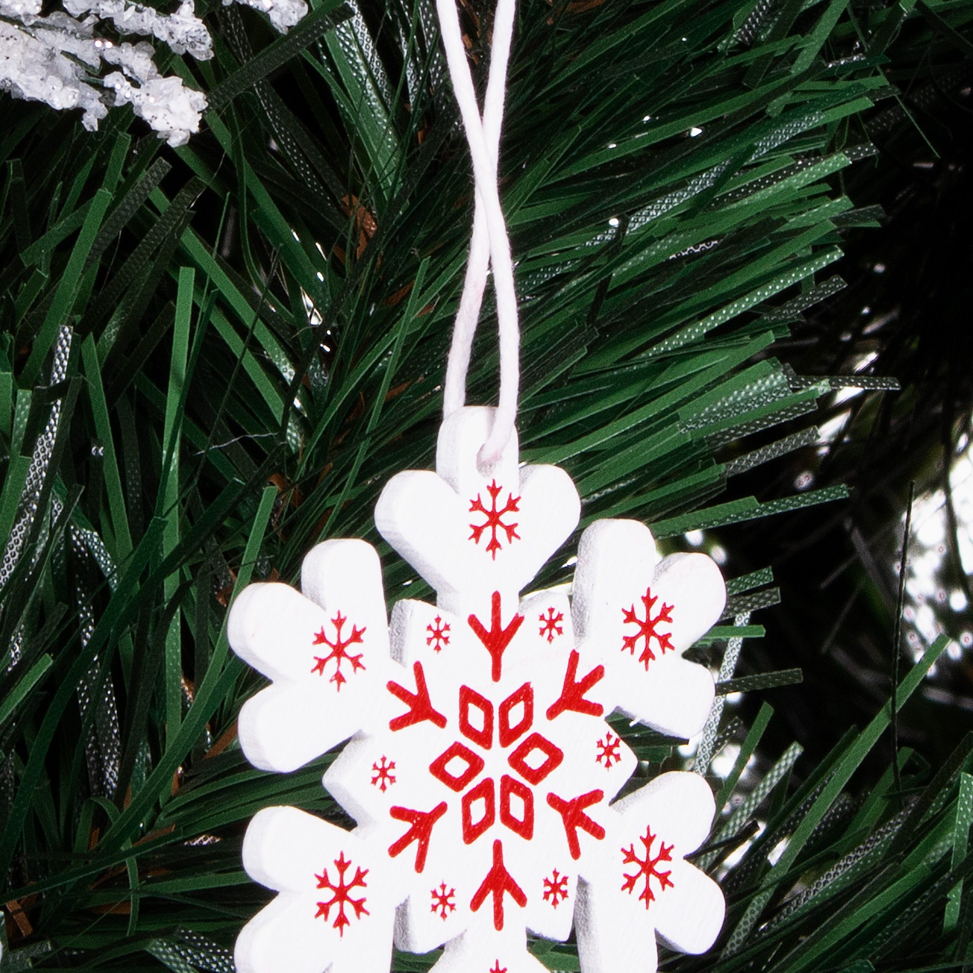 Mediniai ornamentai springos, 3 vnt.