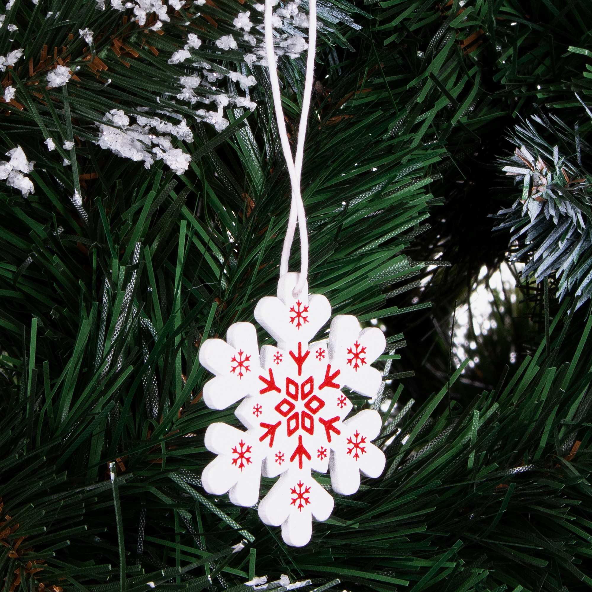 Mediniai ornamentai springos, 3 vnt. 3
