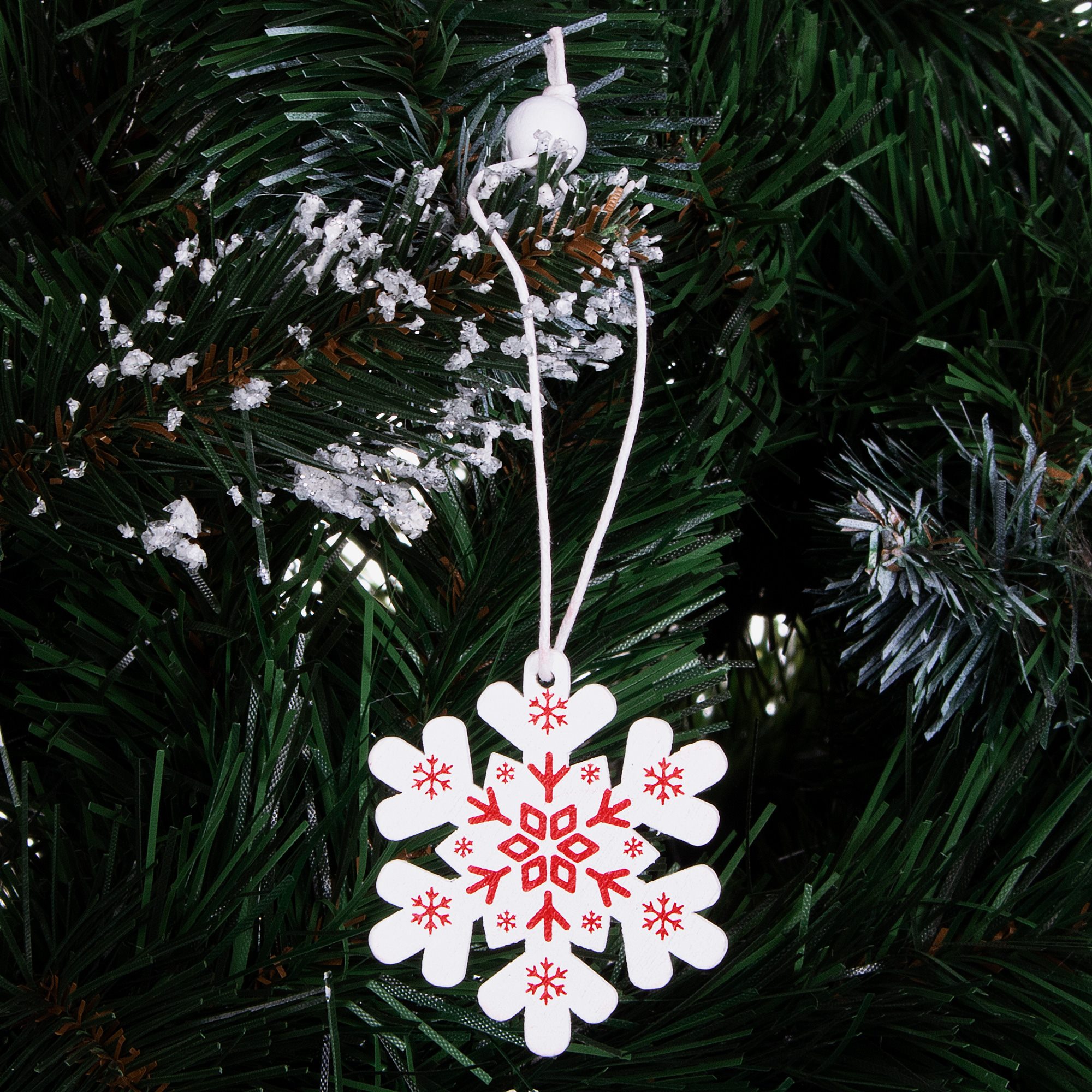 Mediniai ornamentai springos, 3 vnt.
