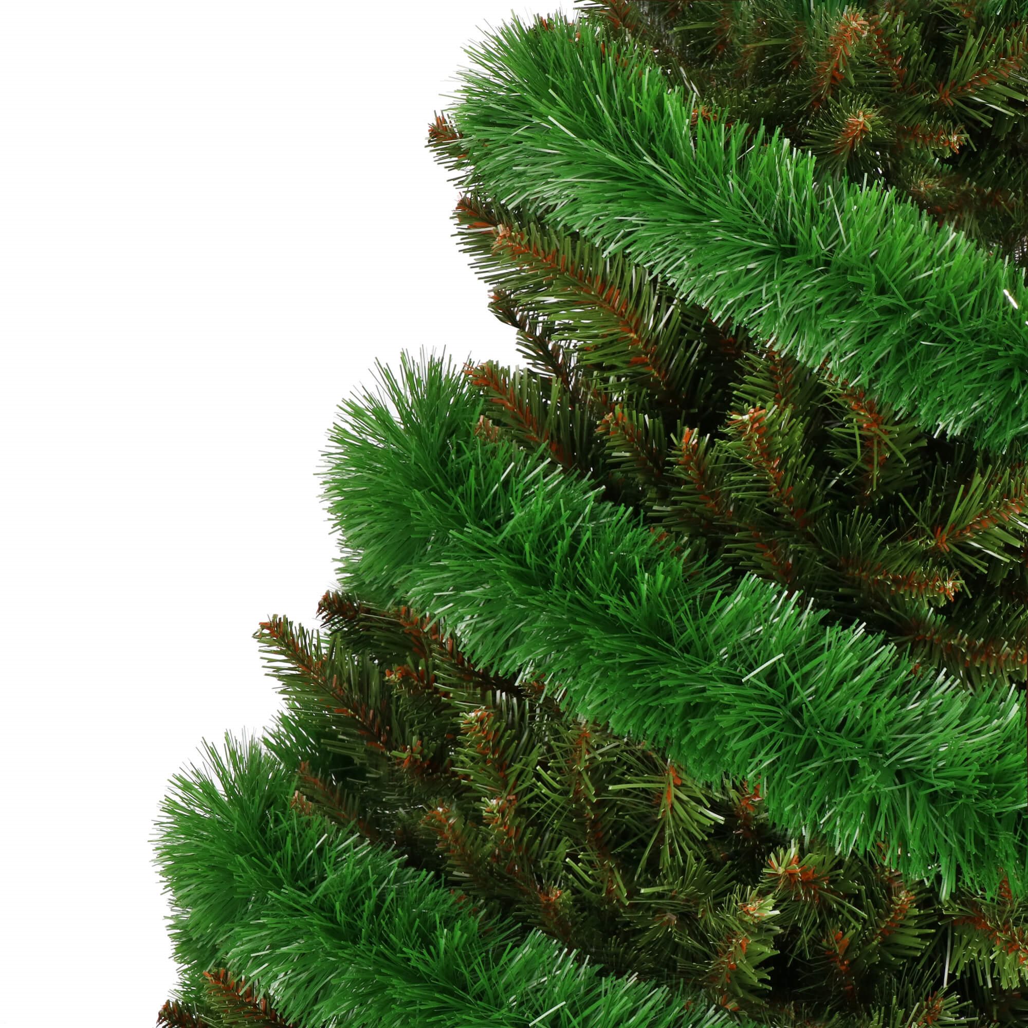 Kalėdinė eglės girlianda springos, 6 m, žalia