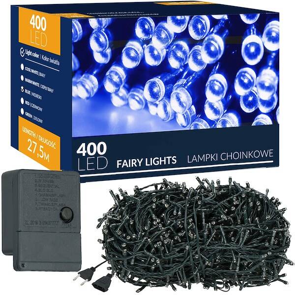 Kalėdinės lemputės Springos 400 LED, 26 m, mėlynos 3