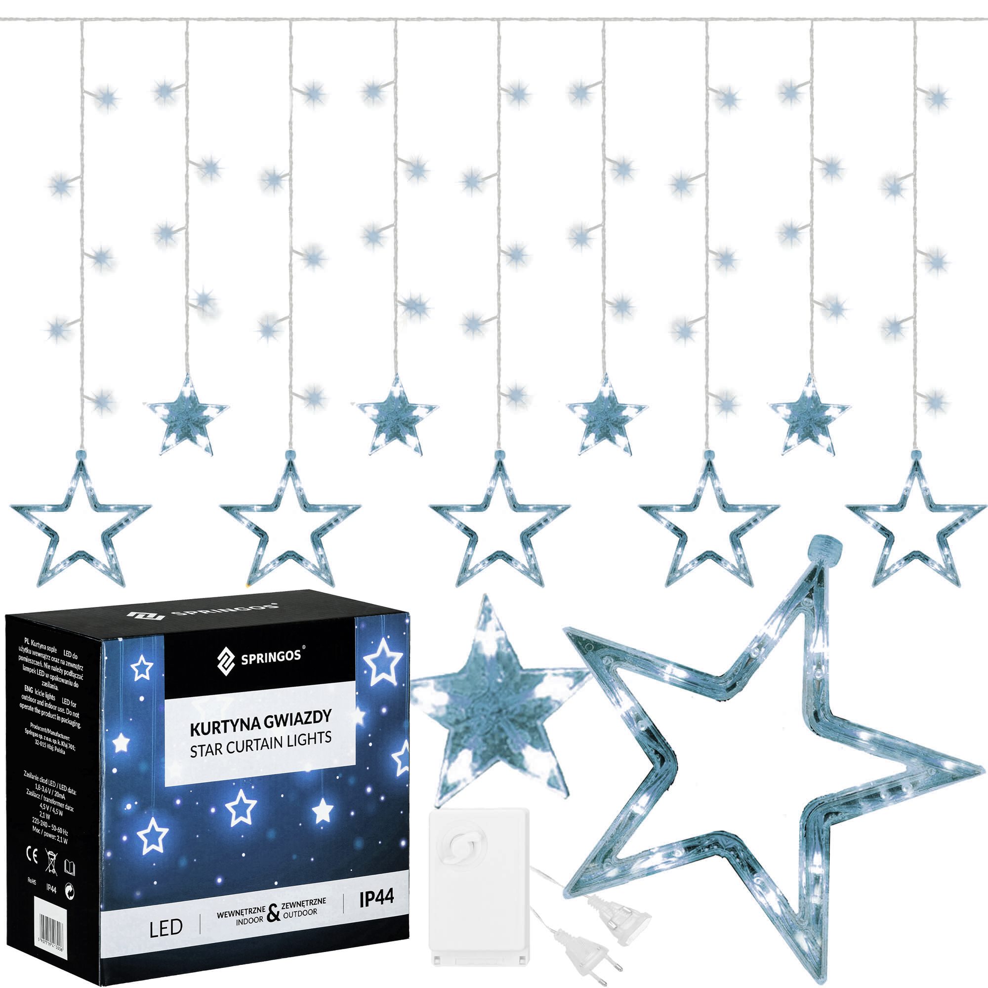 Kalėdinės lemputės springos cl4134 su 138 led diodais 3
