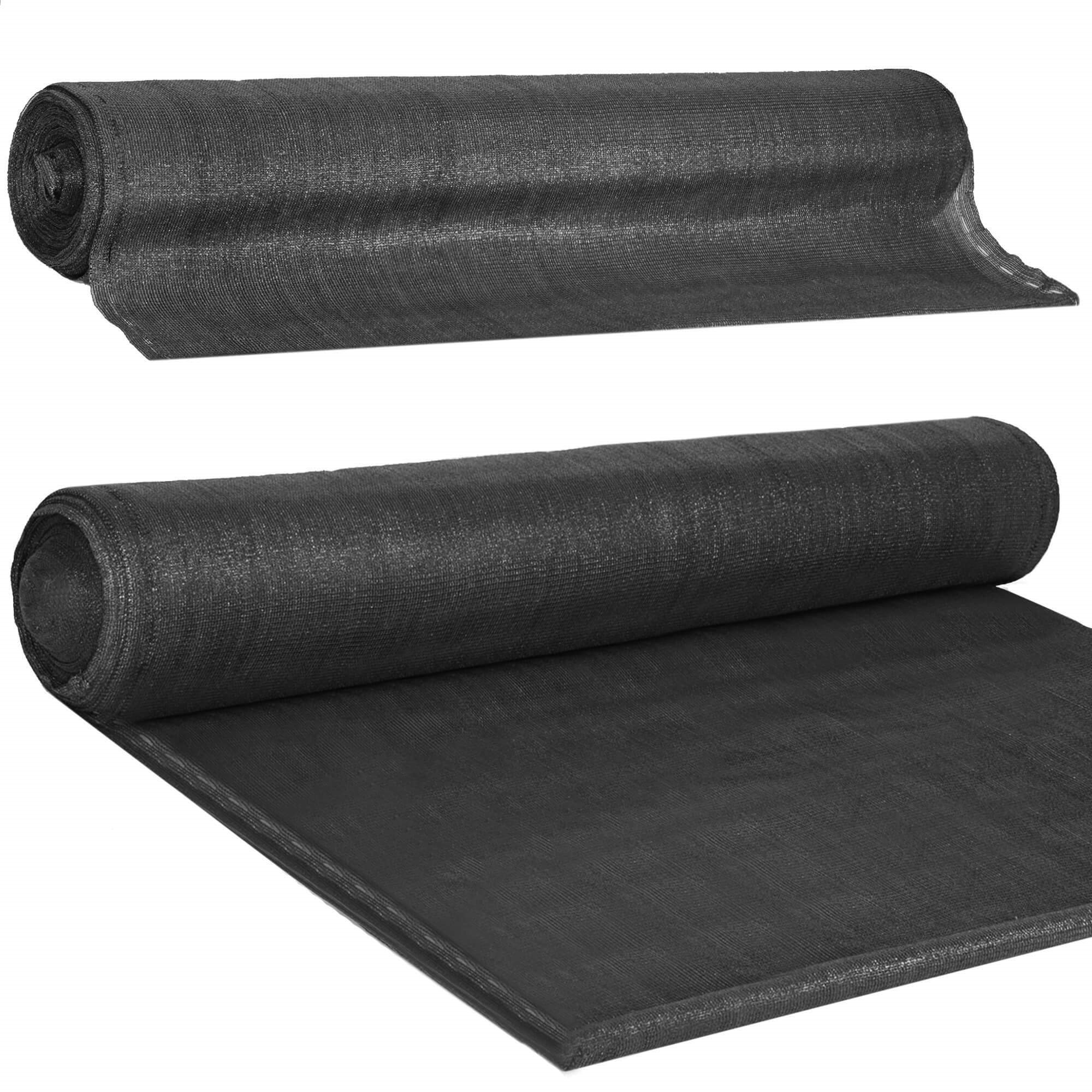 Apsauginis tinklas springos sn0044, 1,2 x 25 m, 140 g/m², antracitas