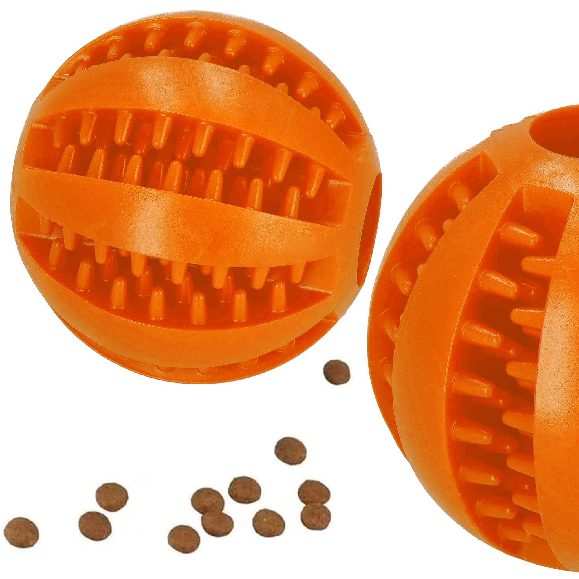 Šuns kramtomas žaislas springos pa0291, oranžinis, 7 cm