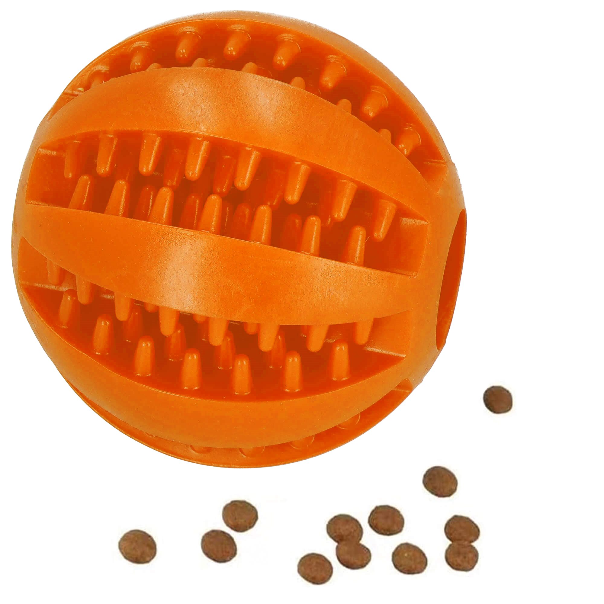 Šuns kramtomas žaislas springos pa0291, oranžinis, 7 cm