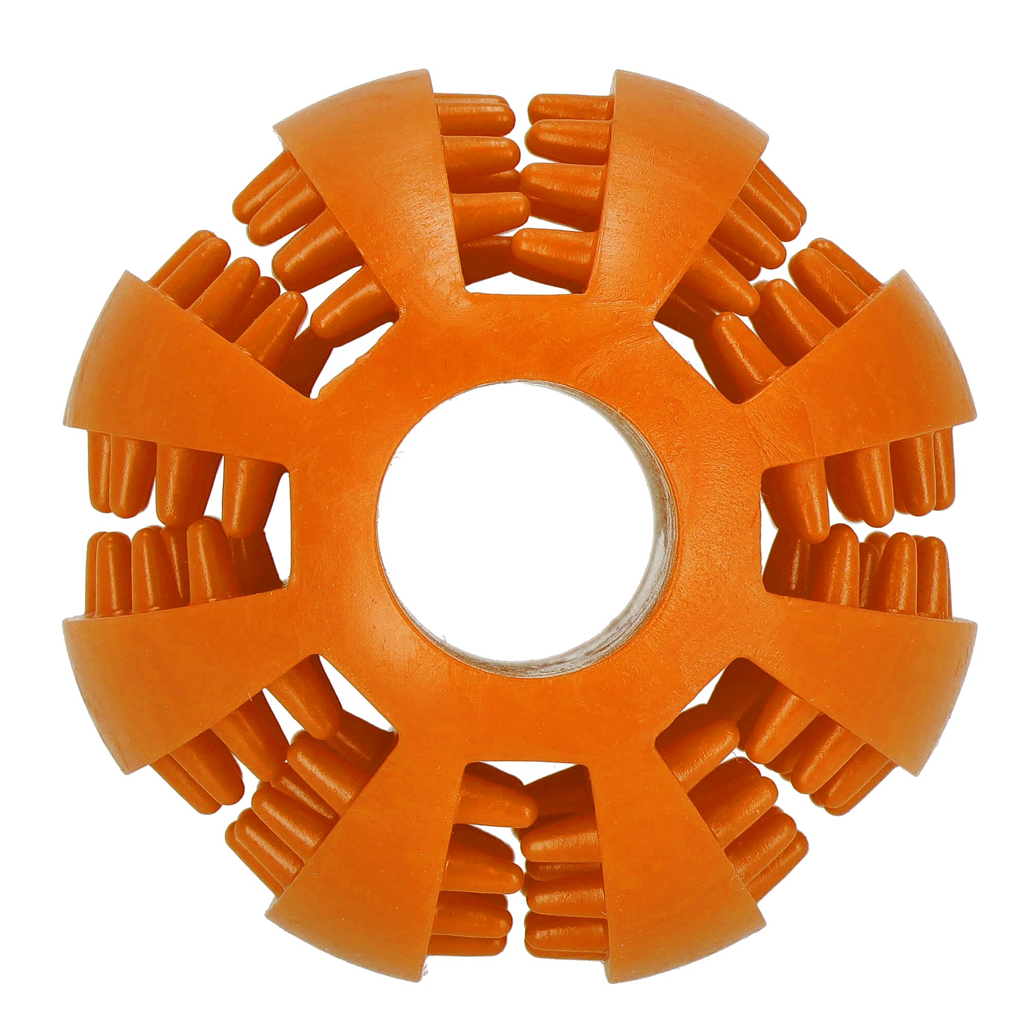 Šuns kramtomas žaislas springos pa0291, oranžinis, 7 cm