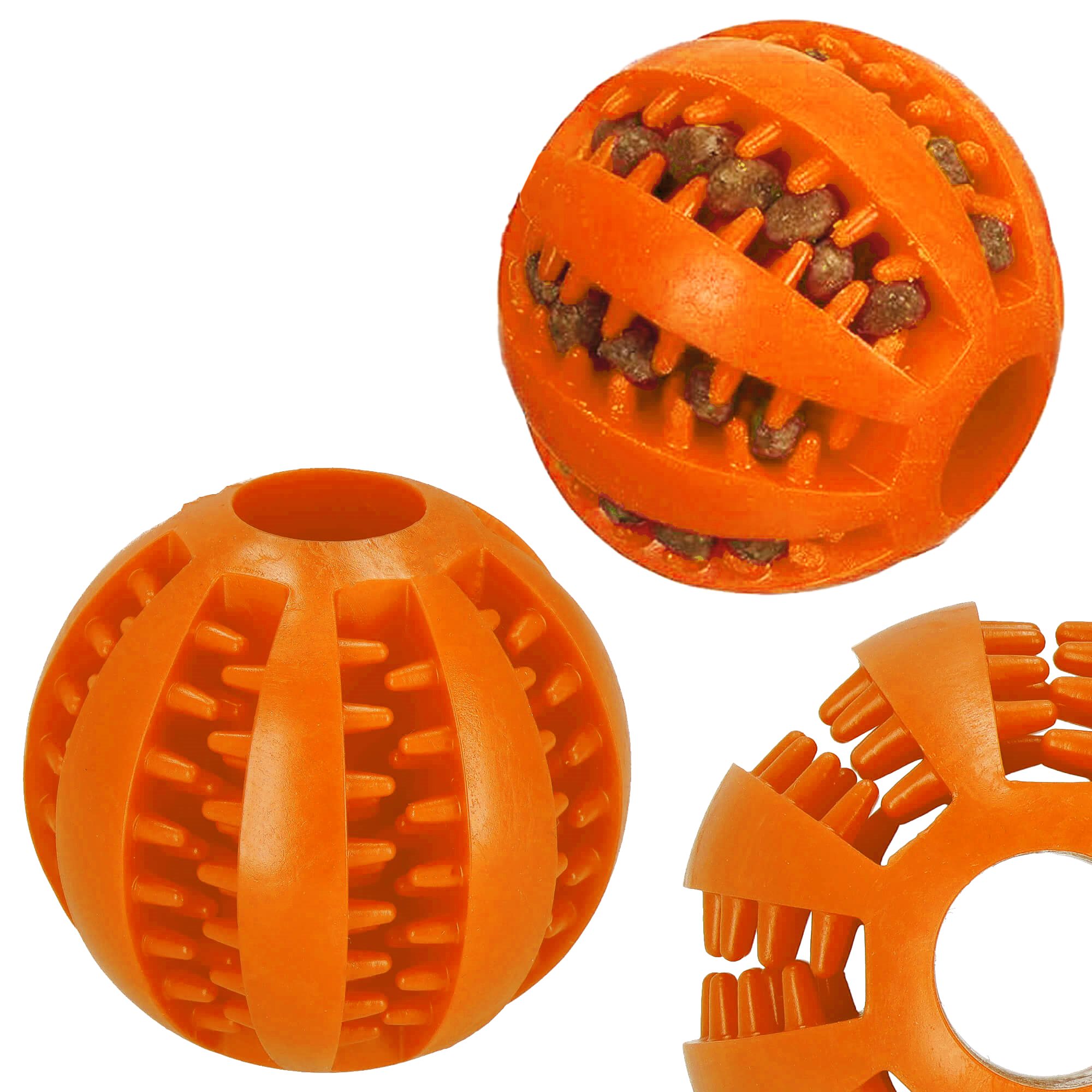 Šuns kramtomas žaislas springos pa0291, oranžinis, 7 cm