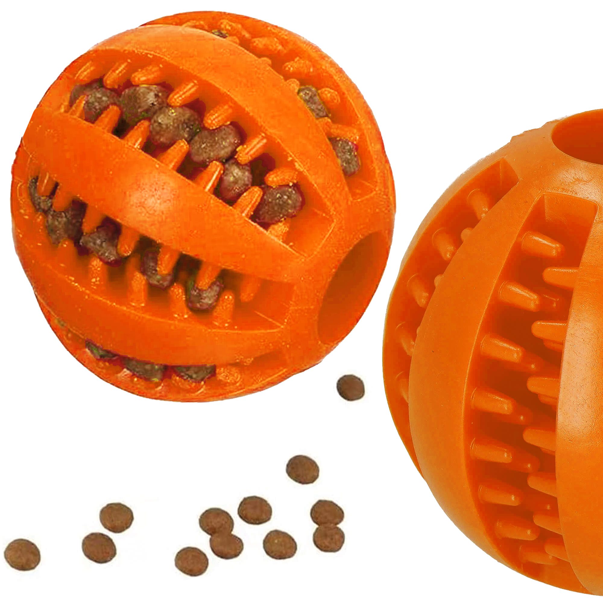 Šuns kramtomas žaislas springos pa0291, oranžinis, 7 cm