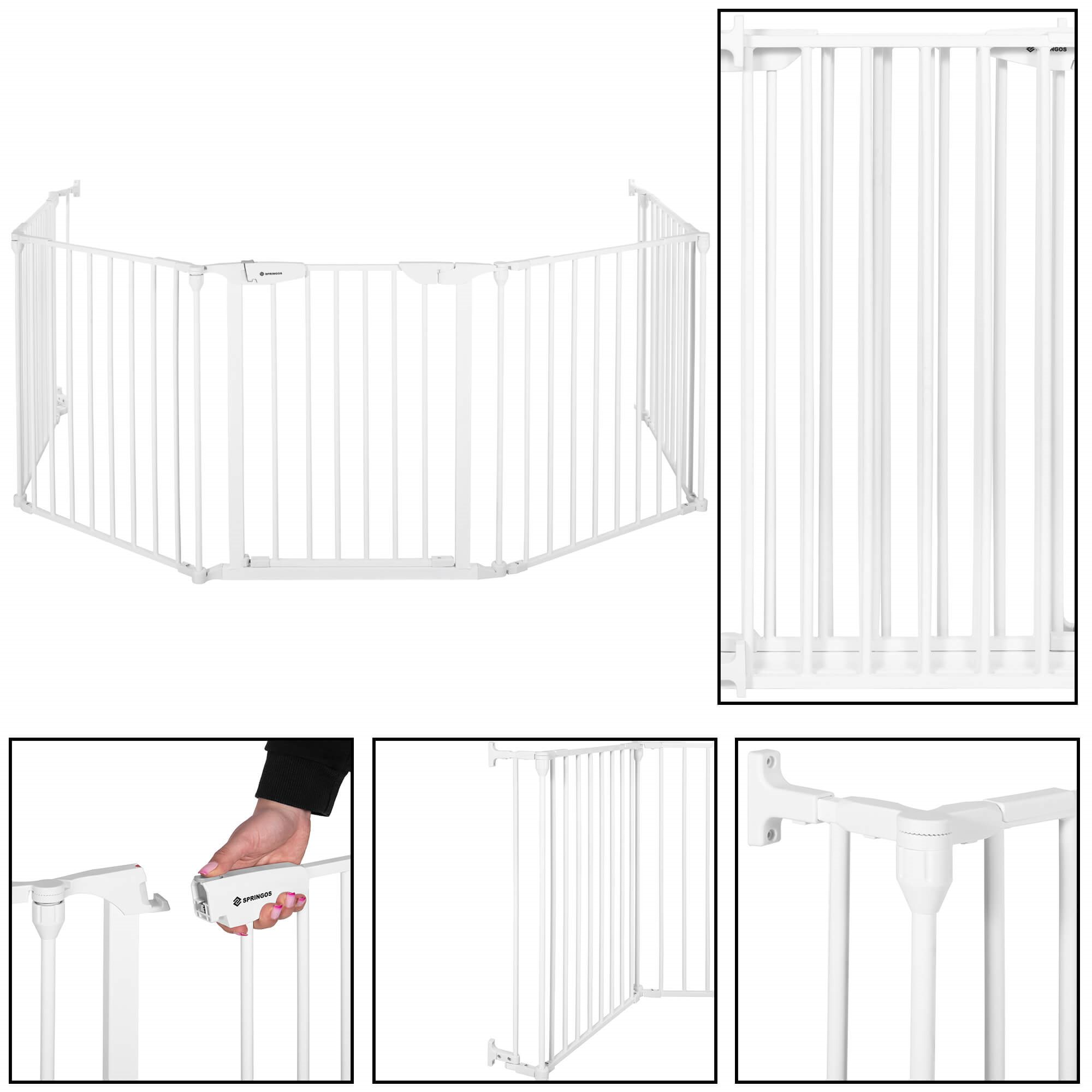 Apsauginiai varteliai springos sg0016, 318 cm, 5 segmentai