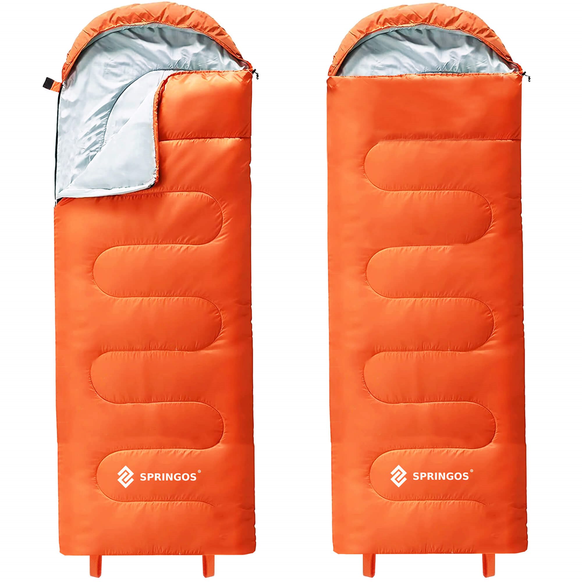 Miegmaišis springos cs0120 su gobtuvu, 175 cm
