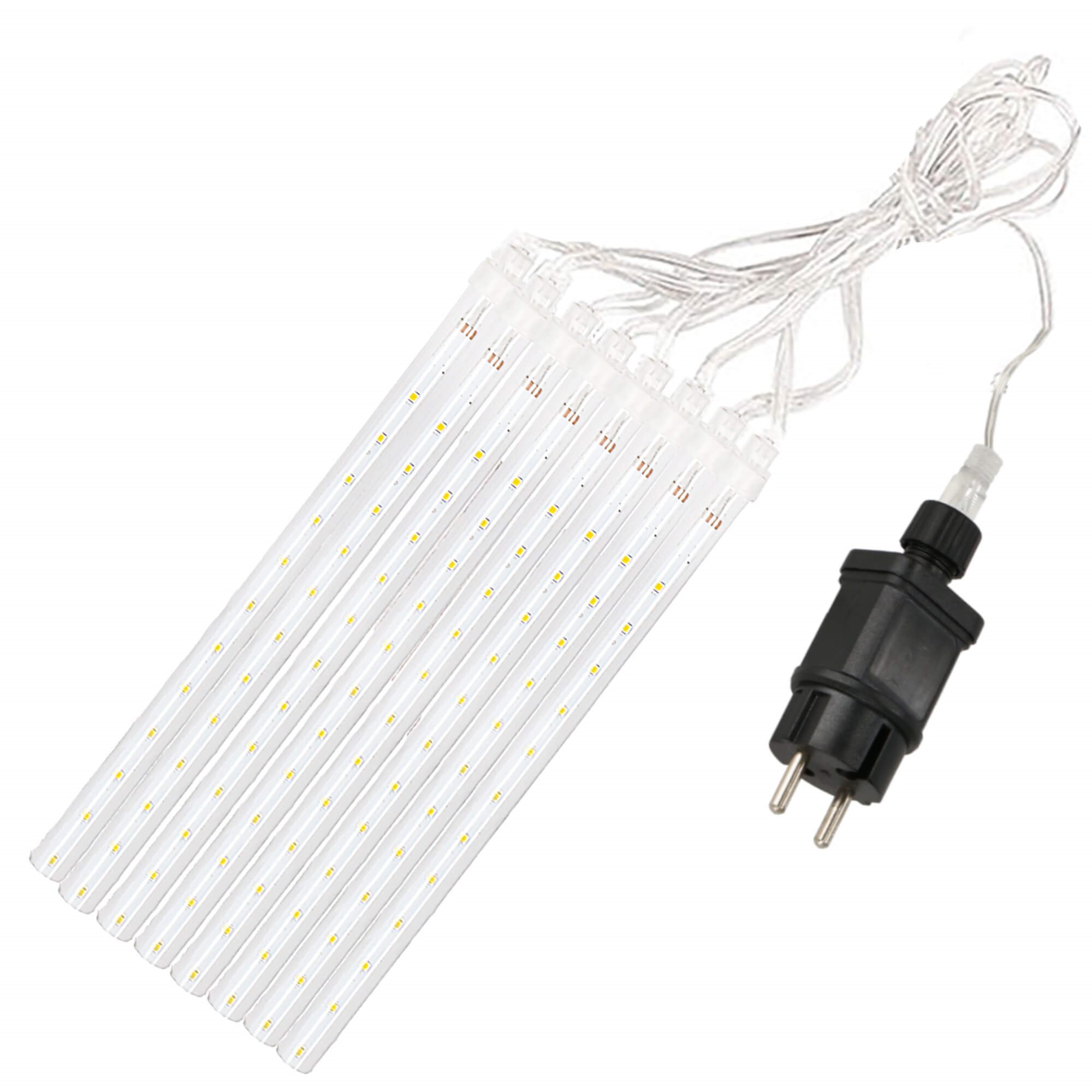 Led girlianda varveklių formos, 144 led, 3 m 2