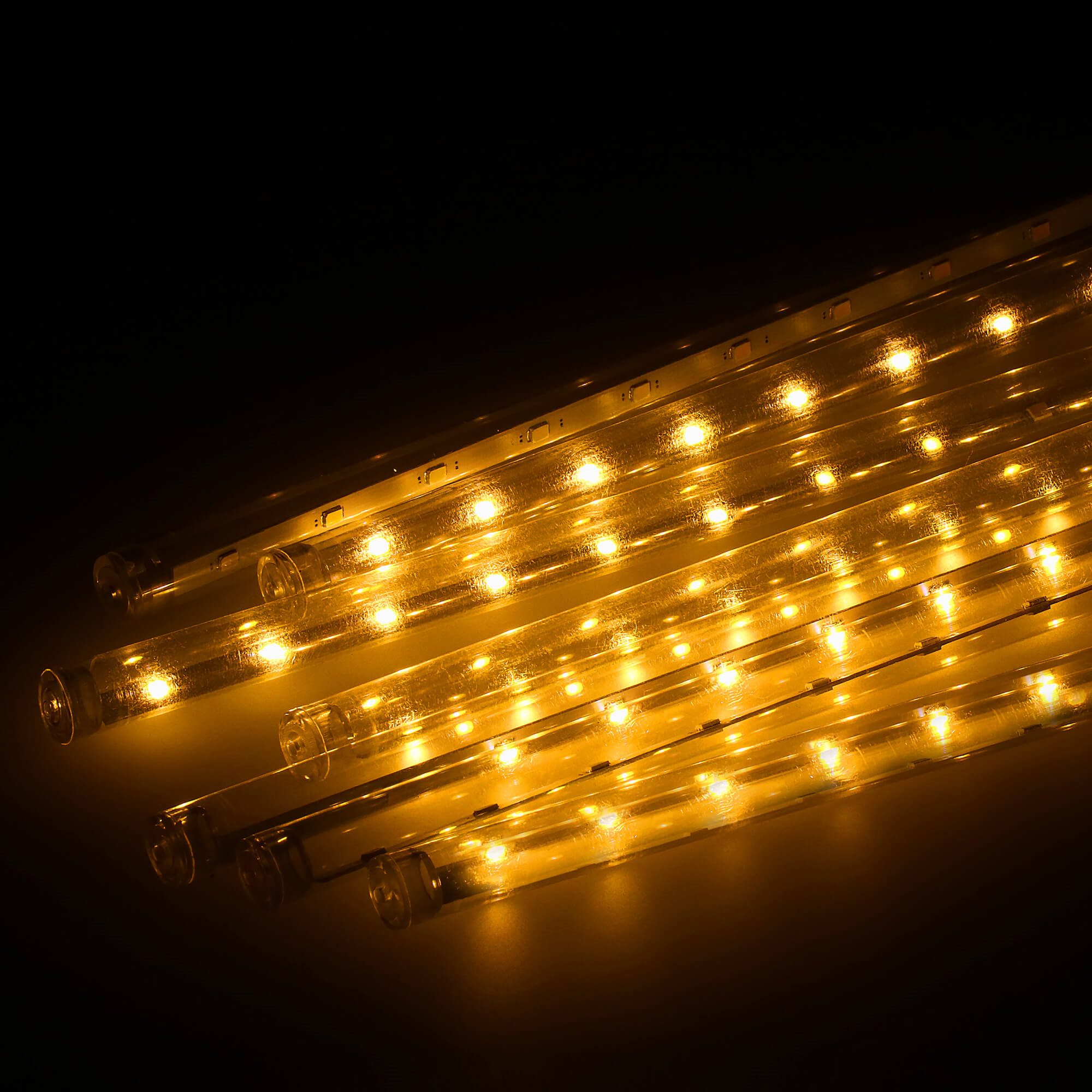 Led girlianda varveklių formos, 144 led, 3 m